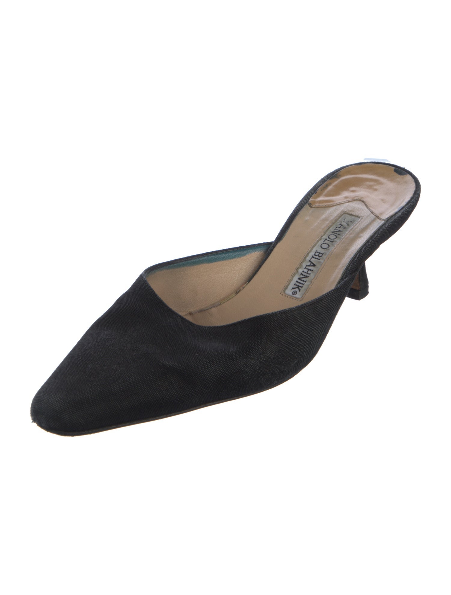 Manolo Blahnik Suede Mules