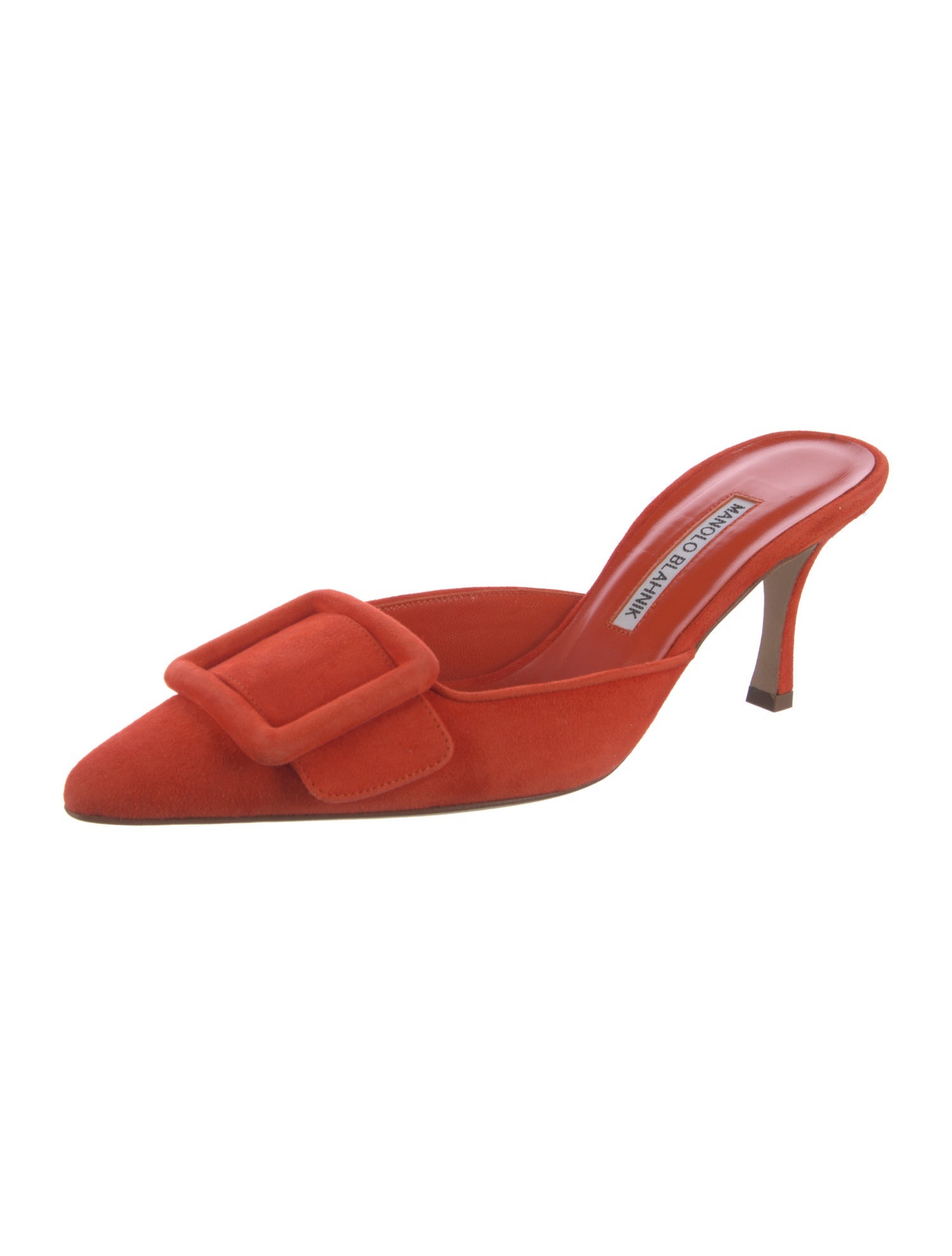 Manolo Blahnik Suede Mules