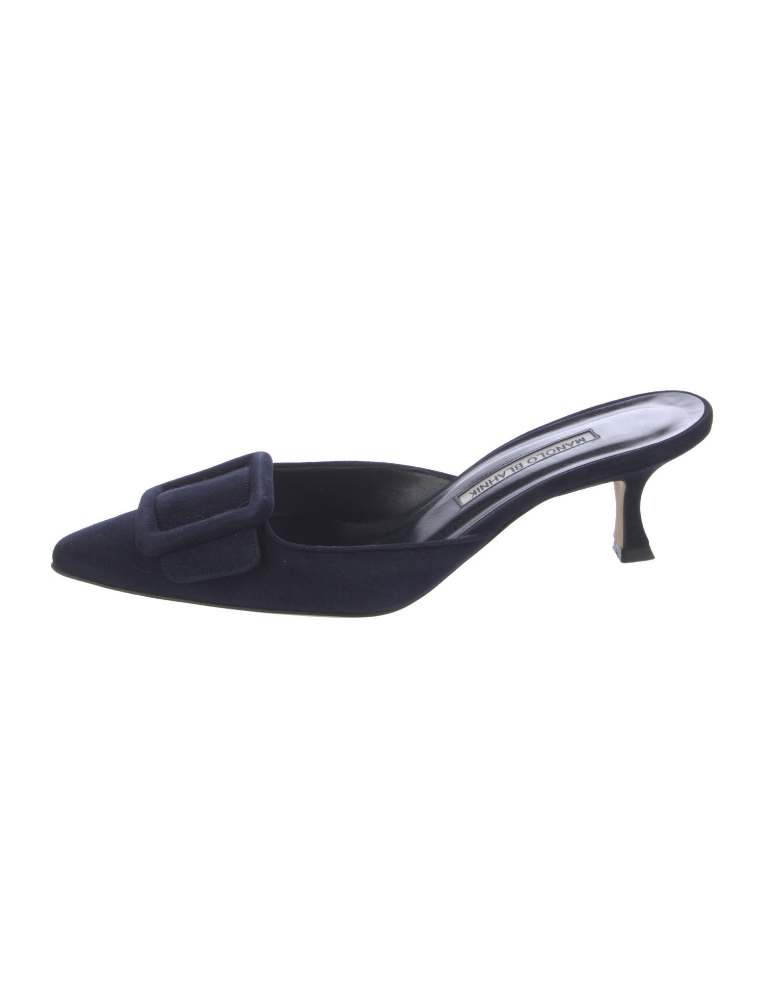 Manolo Blahnik Suede Mules