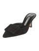 Manolo Blahnik Suede Mules