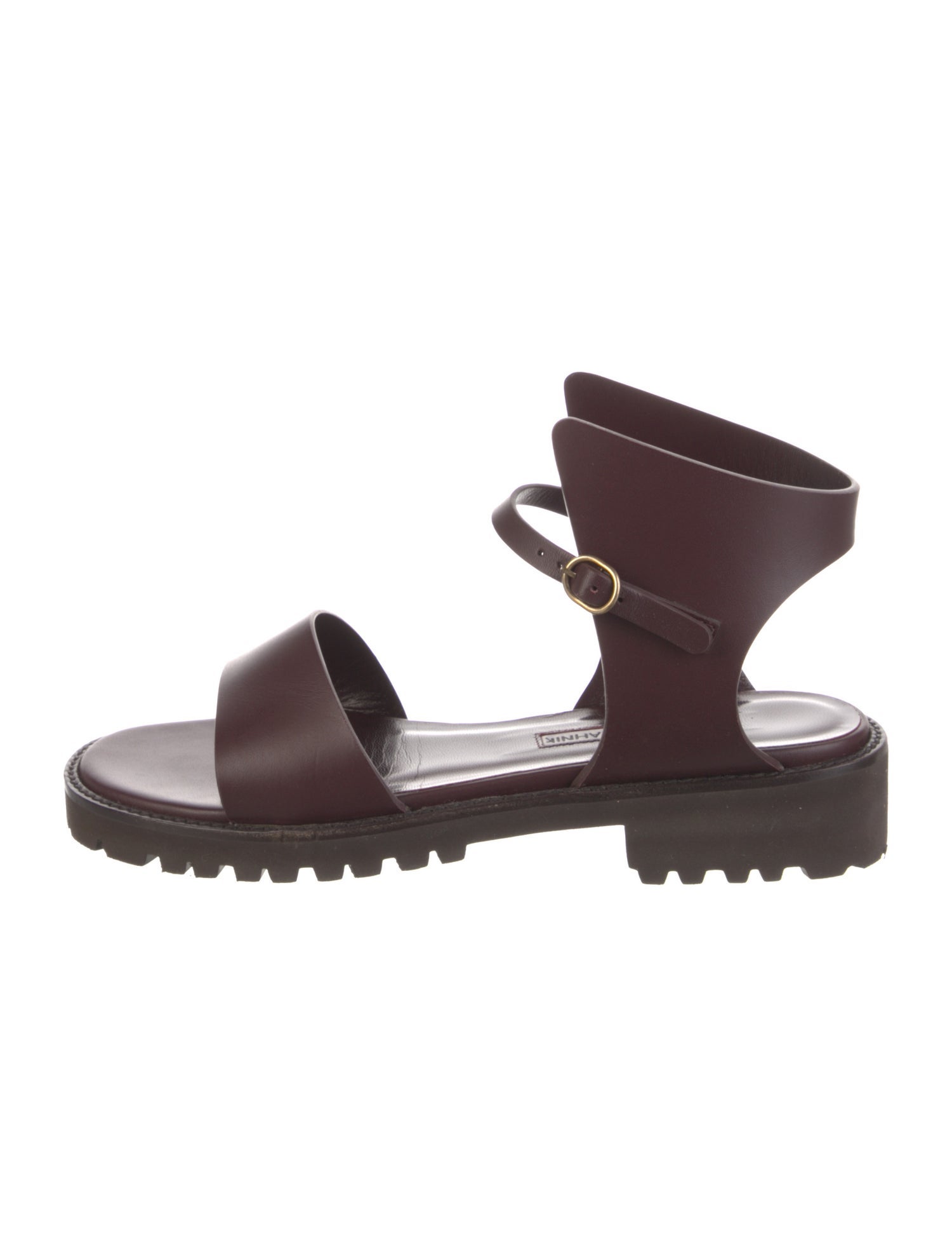 Manolo Blahnik Leather Gladiator Sandals