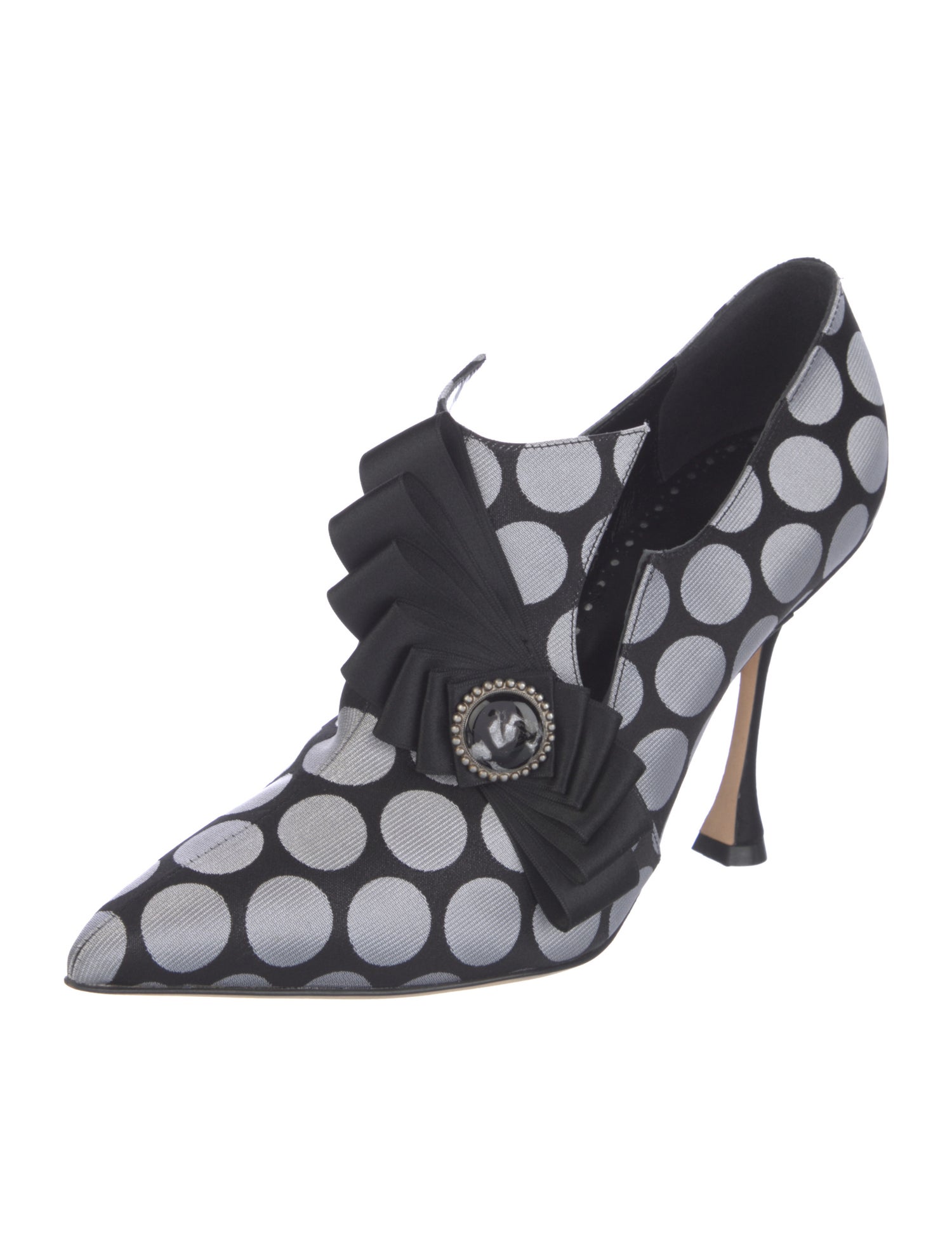 Manolo Blahnik Printed Pumps