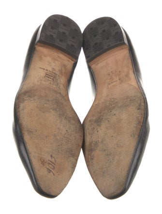 Manolo Blahnik Leather Flats