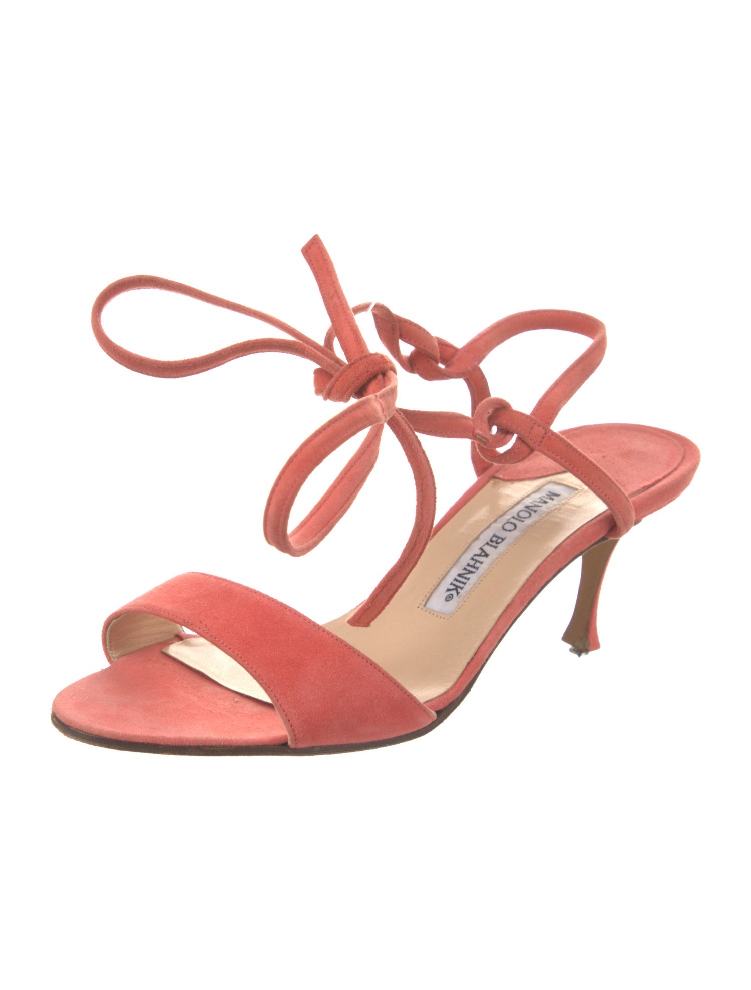 Manolo Blahnik Suede Slides