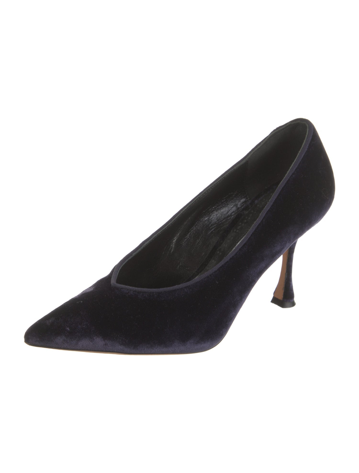 Manolo Blahnik Velvet Pumps