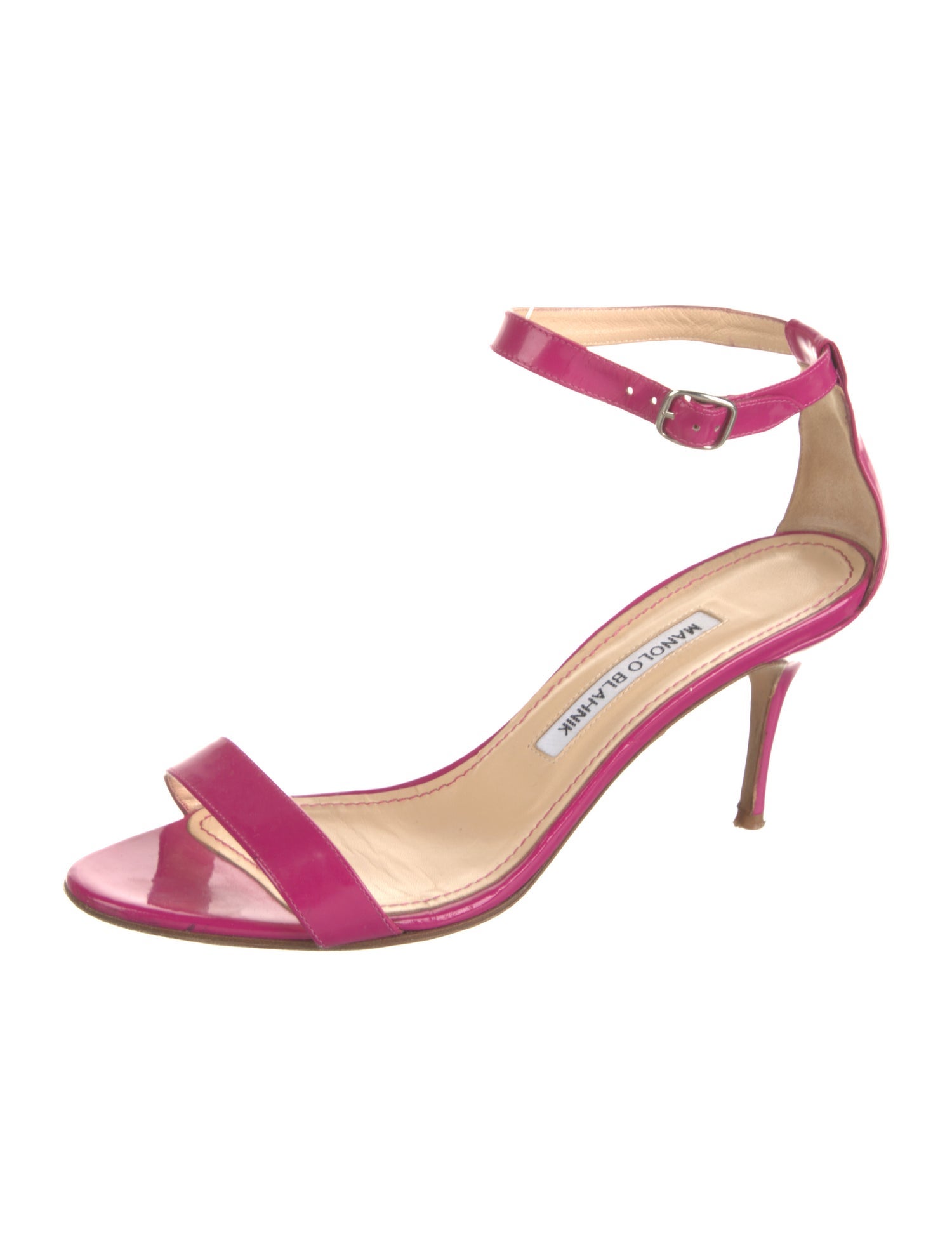 Manolo Blahnik Patent Leather Sandals