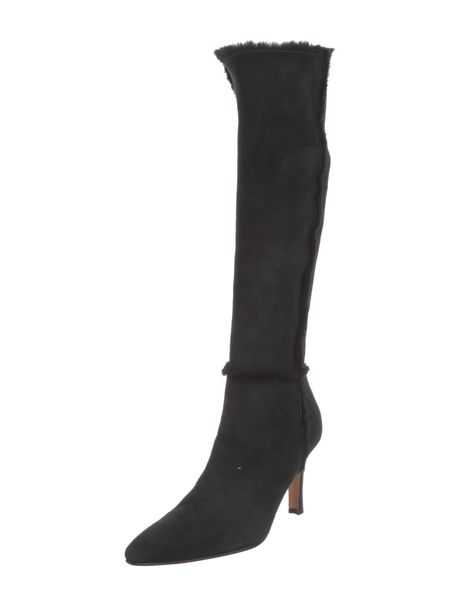 Manolo Blahnik Suede Boots