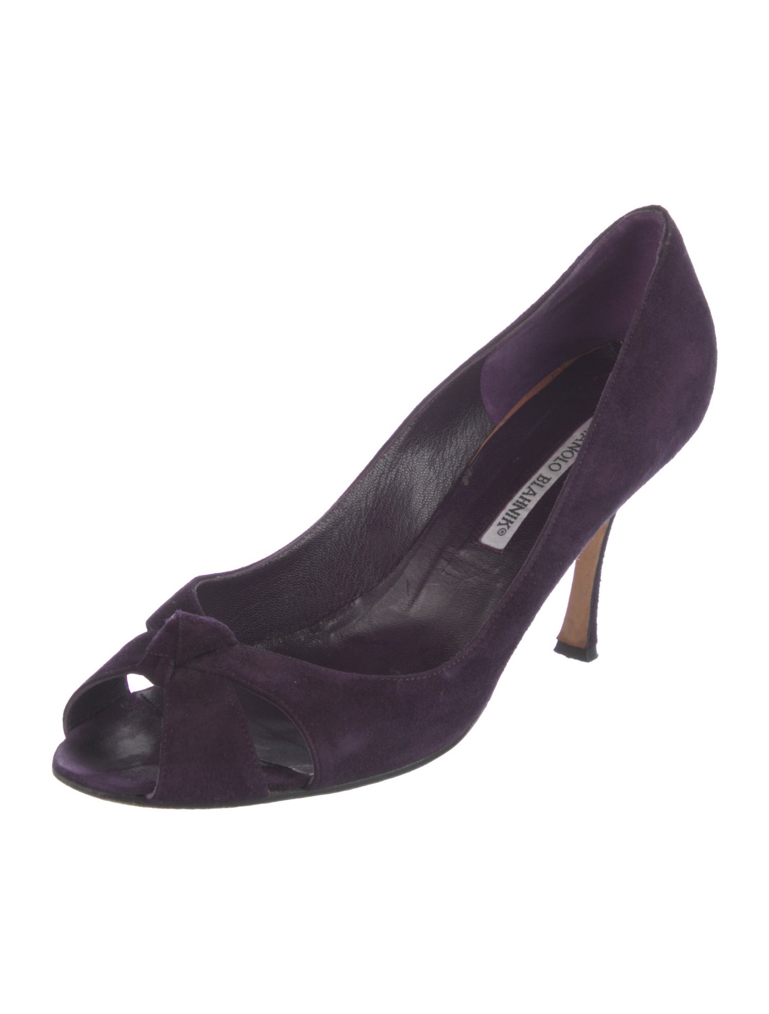 Manolo Blahnik Suede Pumps