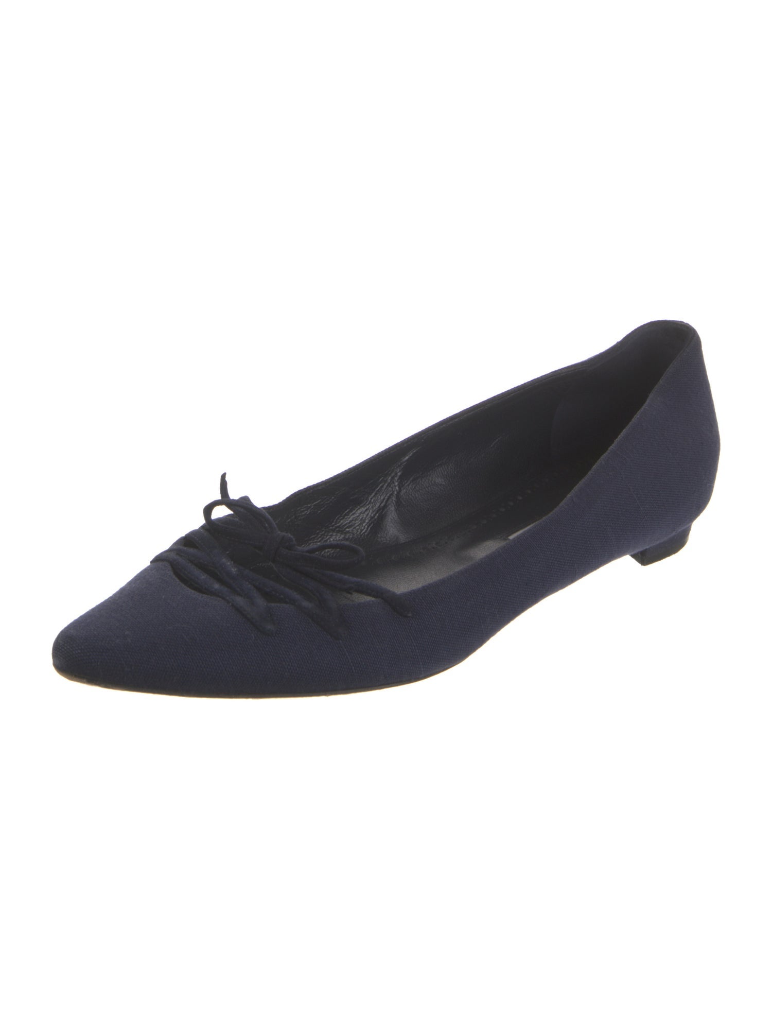 Manolo Blahnik Suede Ballet Flats