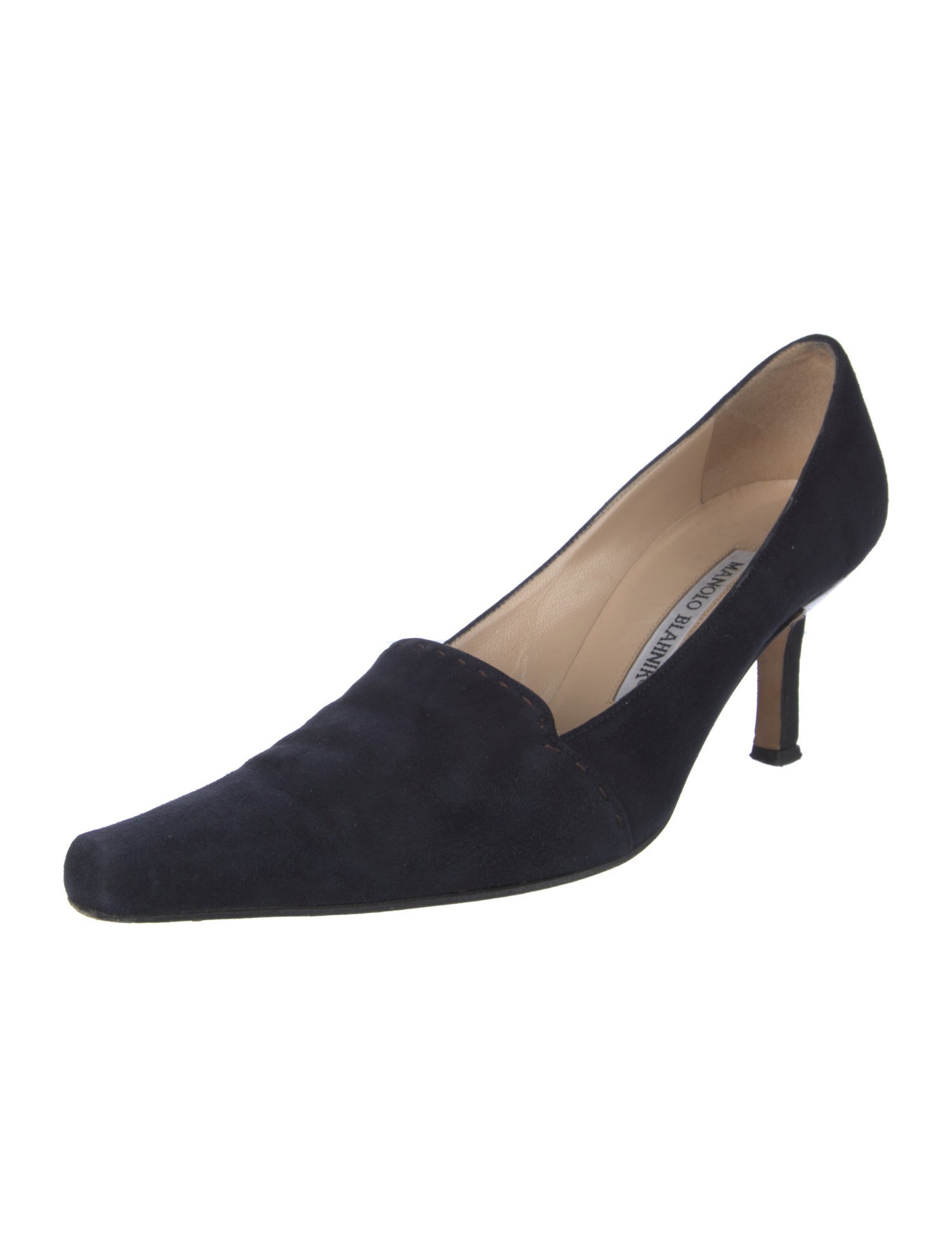 Manolo Blahnik Suede Pumps