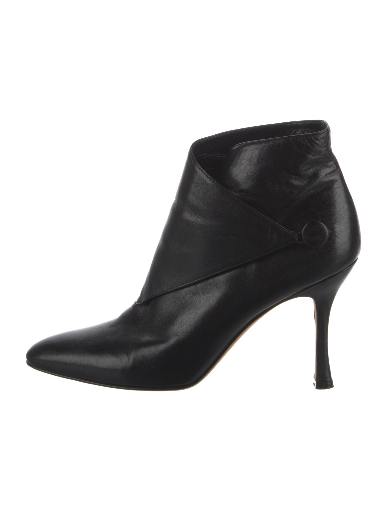Manolo Blahnik Leather Boots