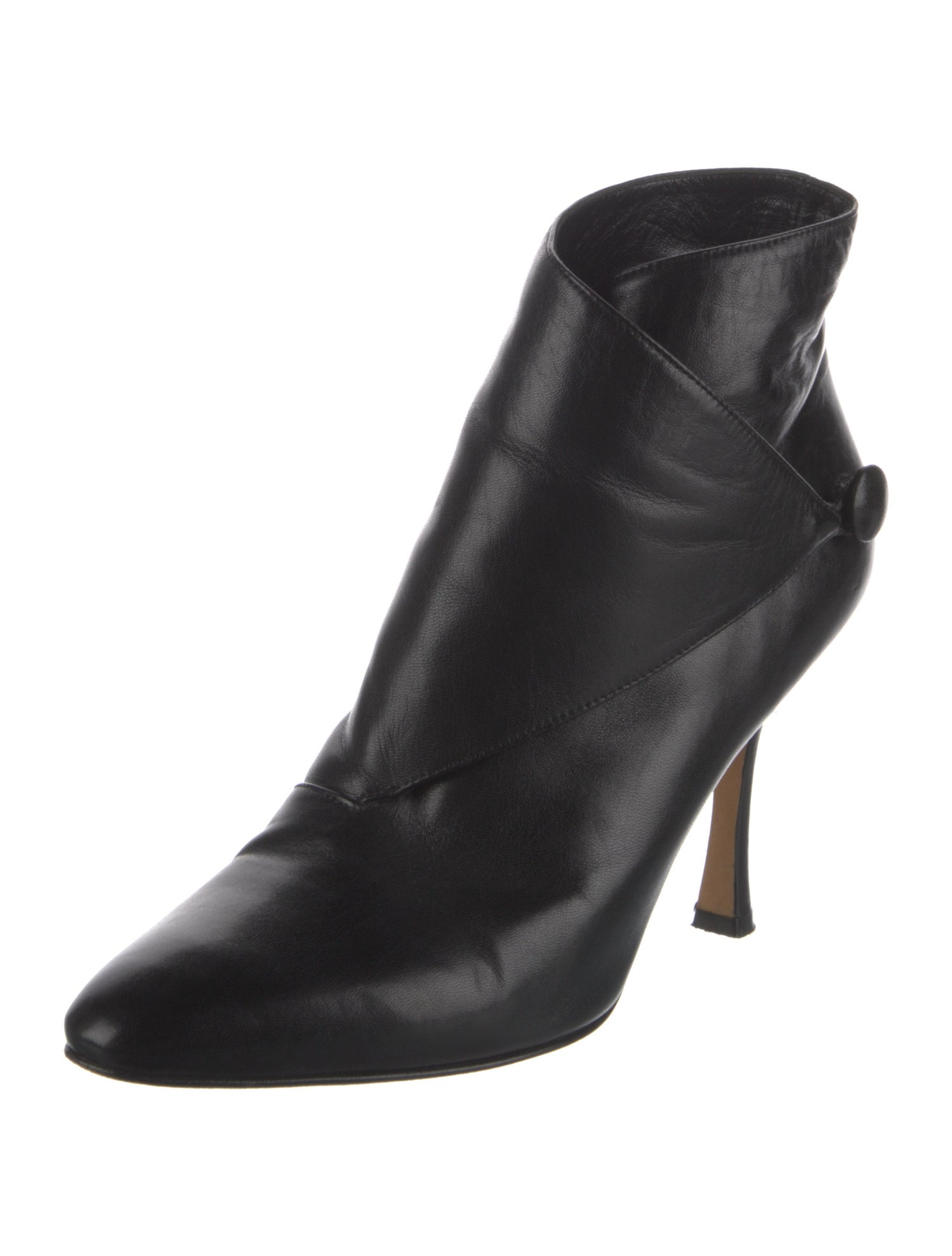 Manolo Blahnik Leather Boots