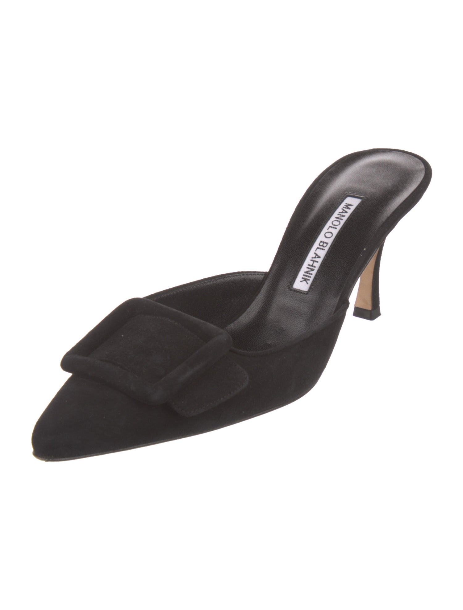 Manolo Blahnik Suede Mules