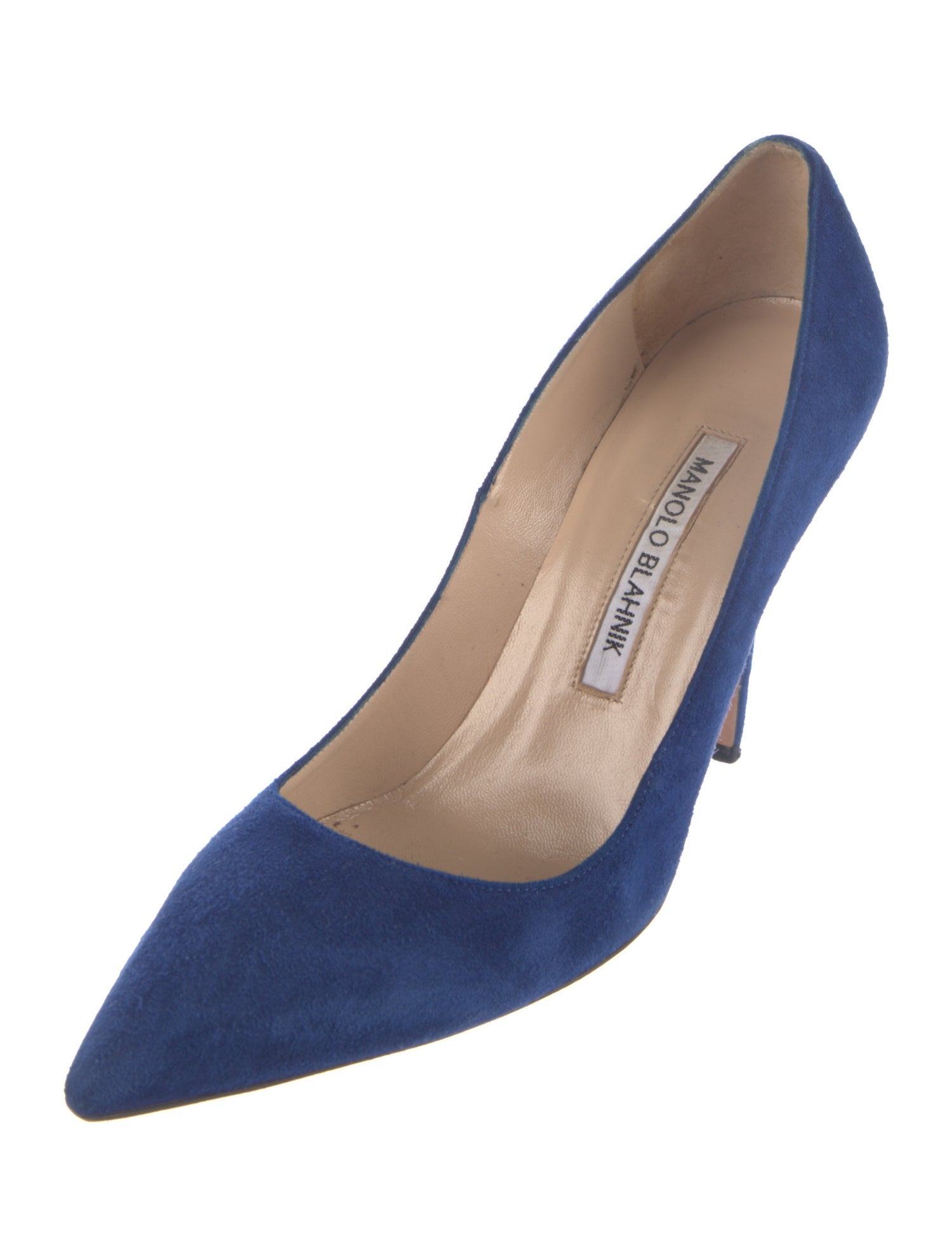 Manolo Blahnik Suede Pumps