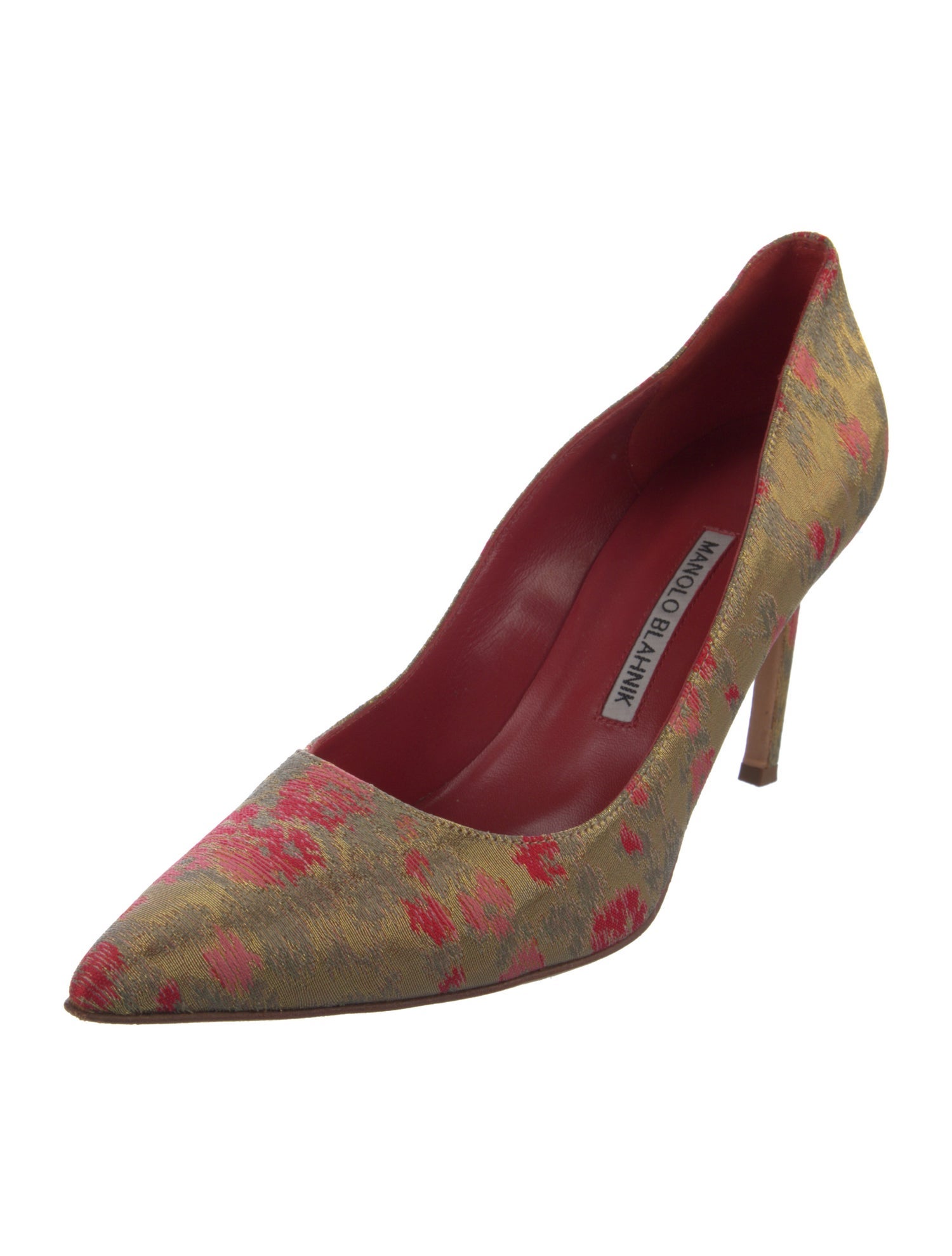 Manolo Blahnik Printed Pumps
