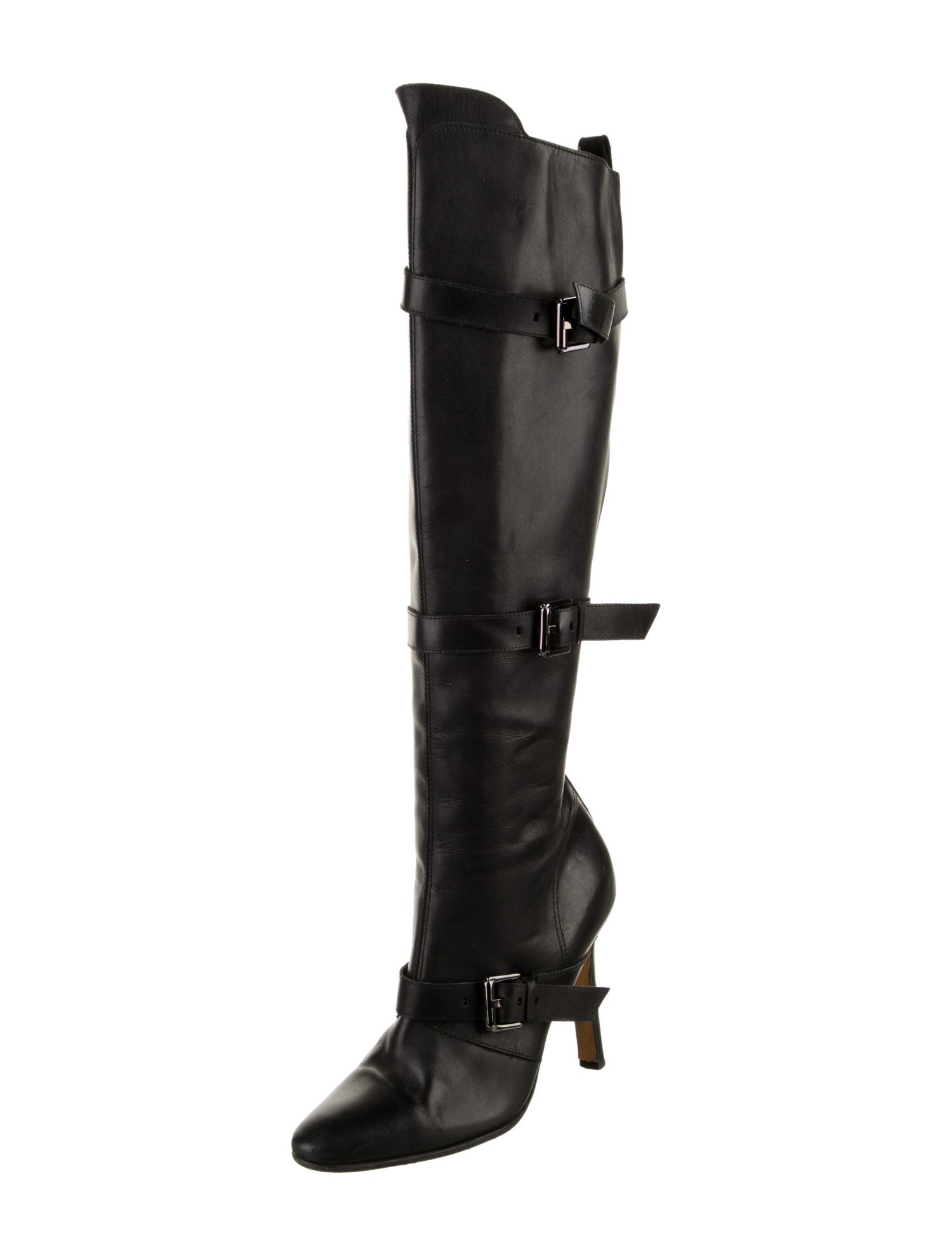 Manolo Blahnik Leather Boots