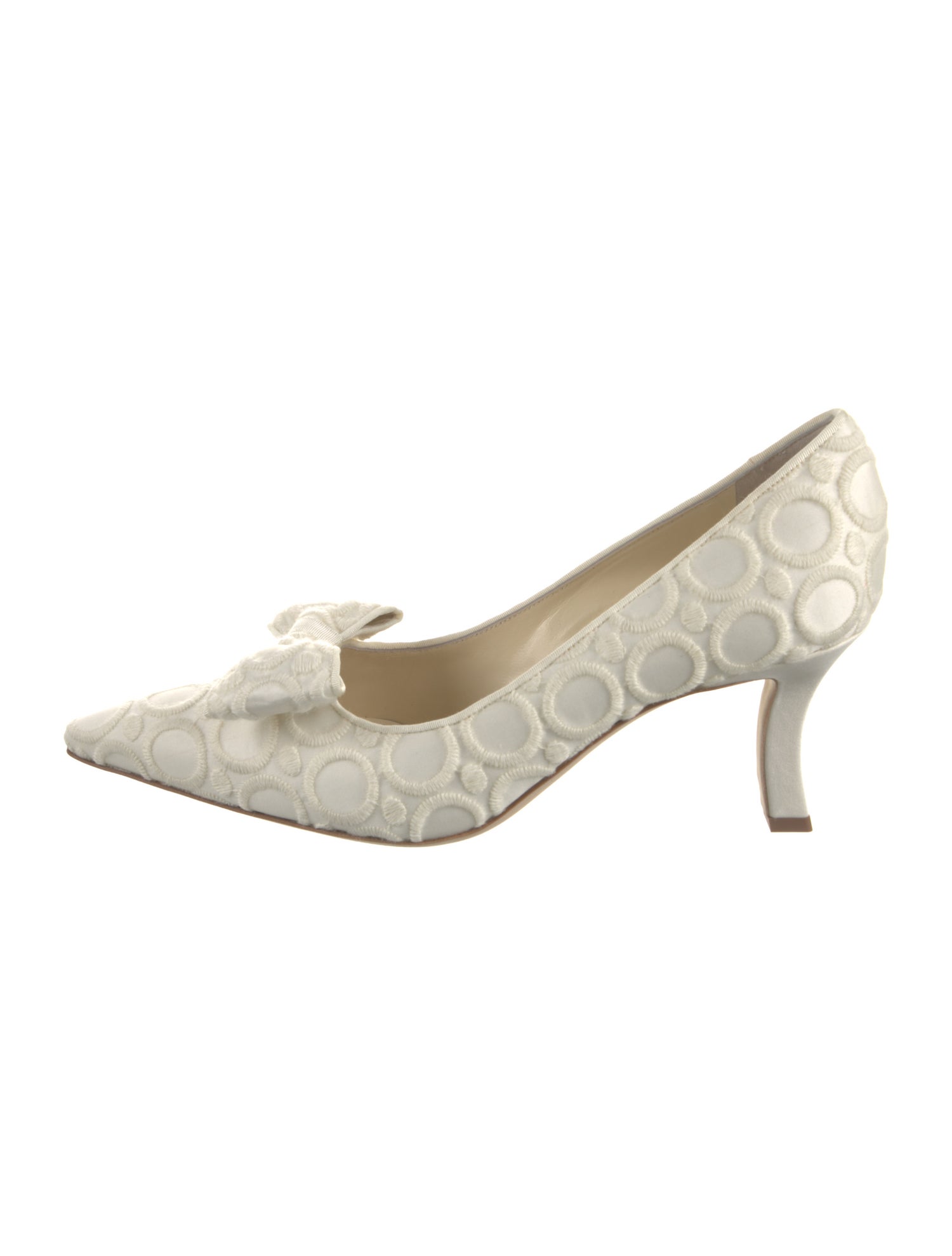 Manolo Blahnik Satin Pumps