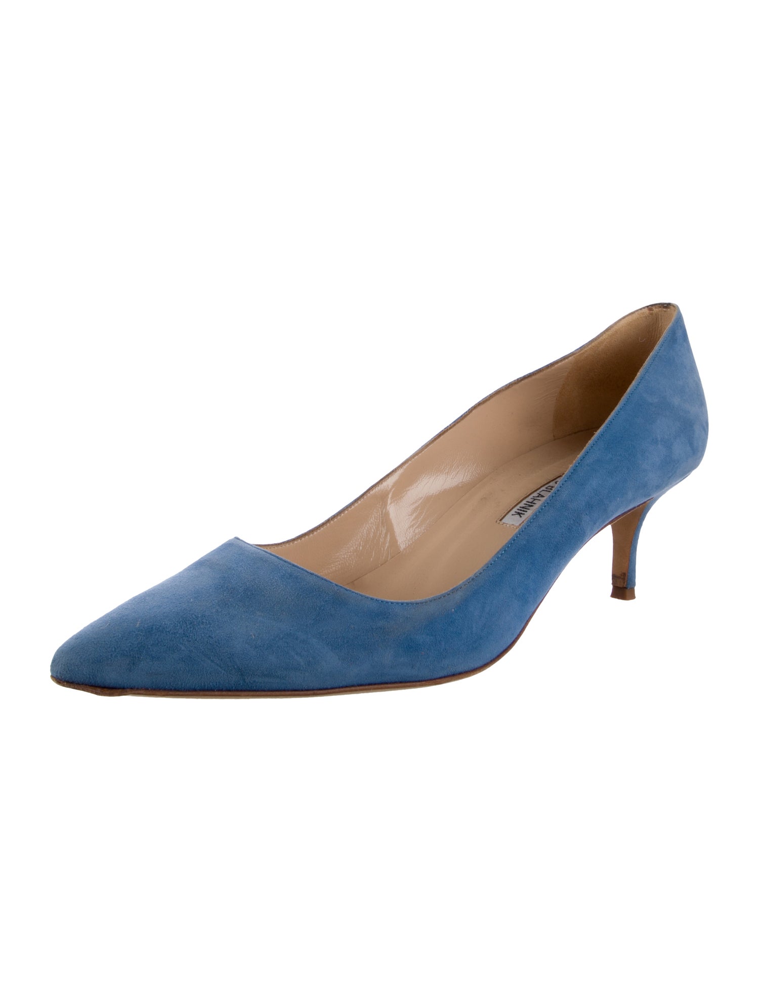 Manolo Blahnik Suede Pumps
