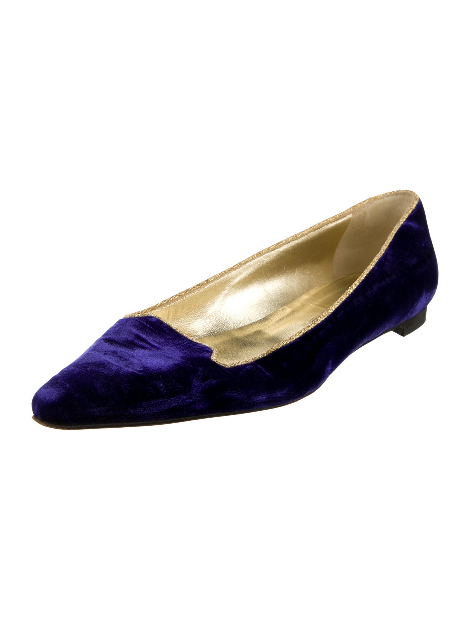 Manolo Blahnik Velvet Loafers
