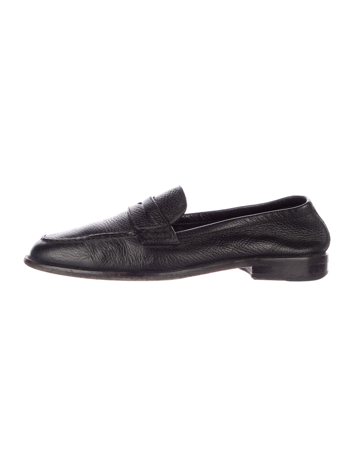 Manolo Blahnik Leather Dress Loafers