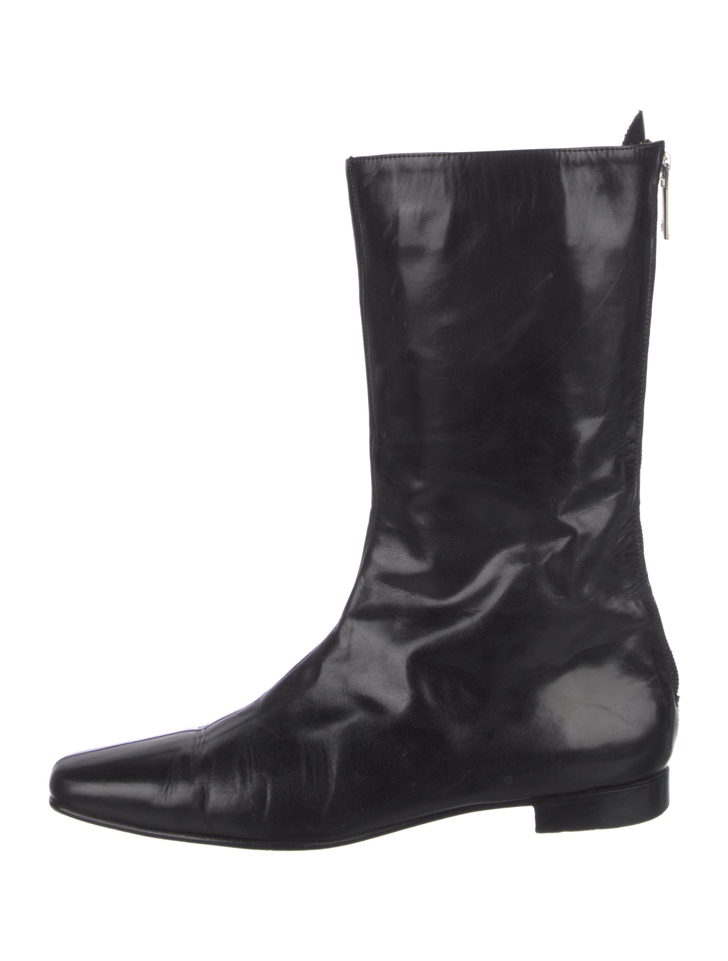 Manolo Blahnik Leather Boots