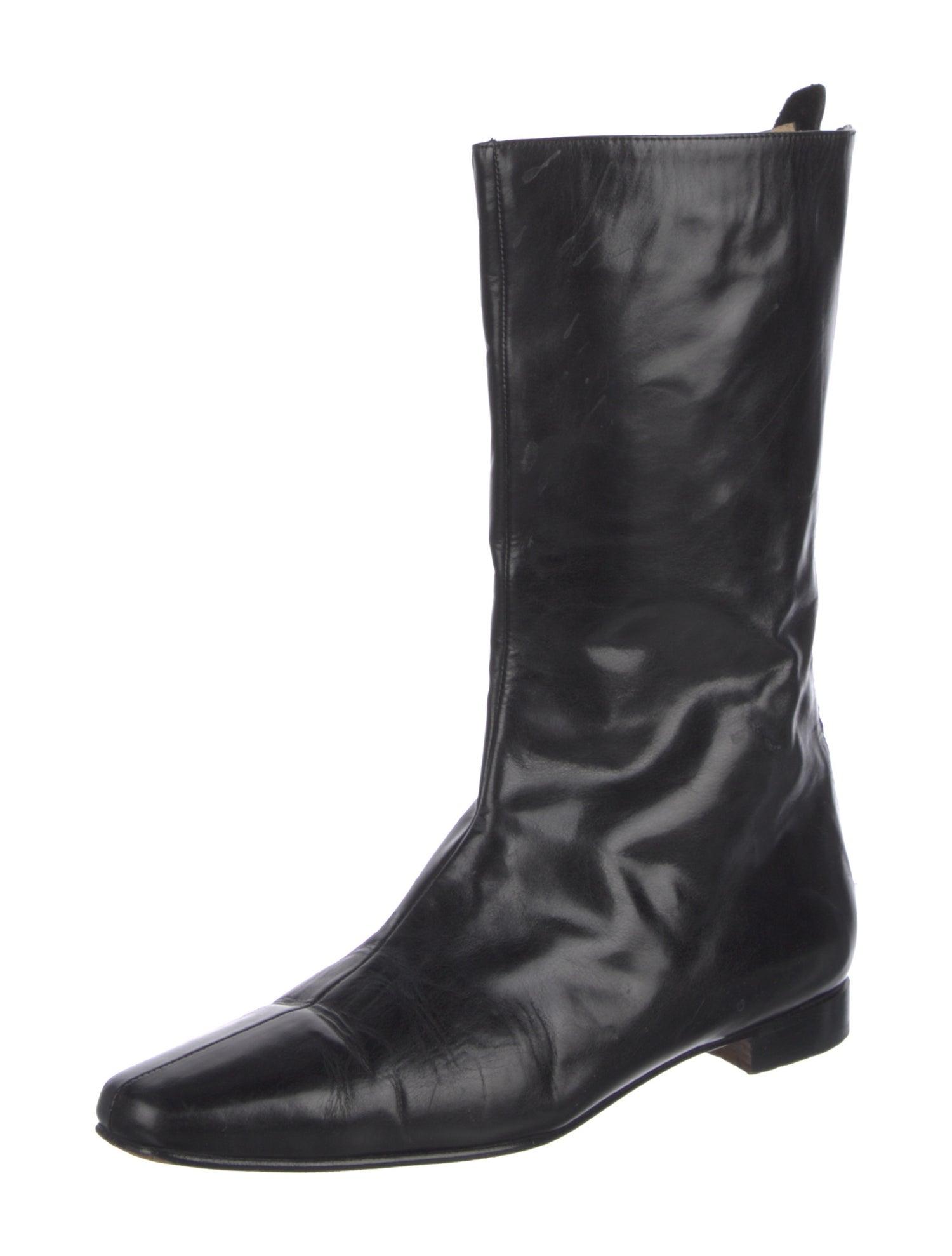 Manolo Blahnik Leather Boots