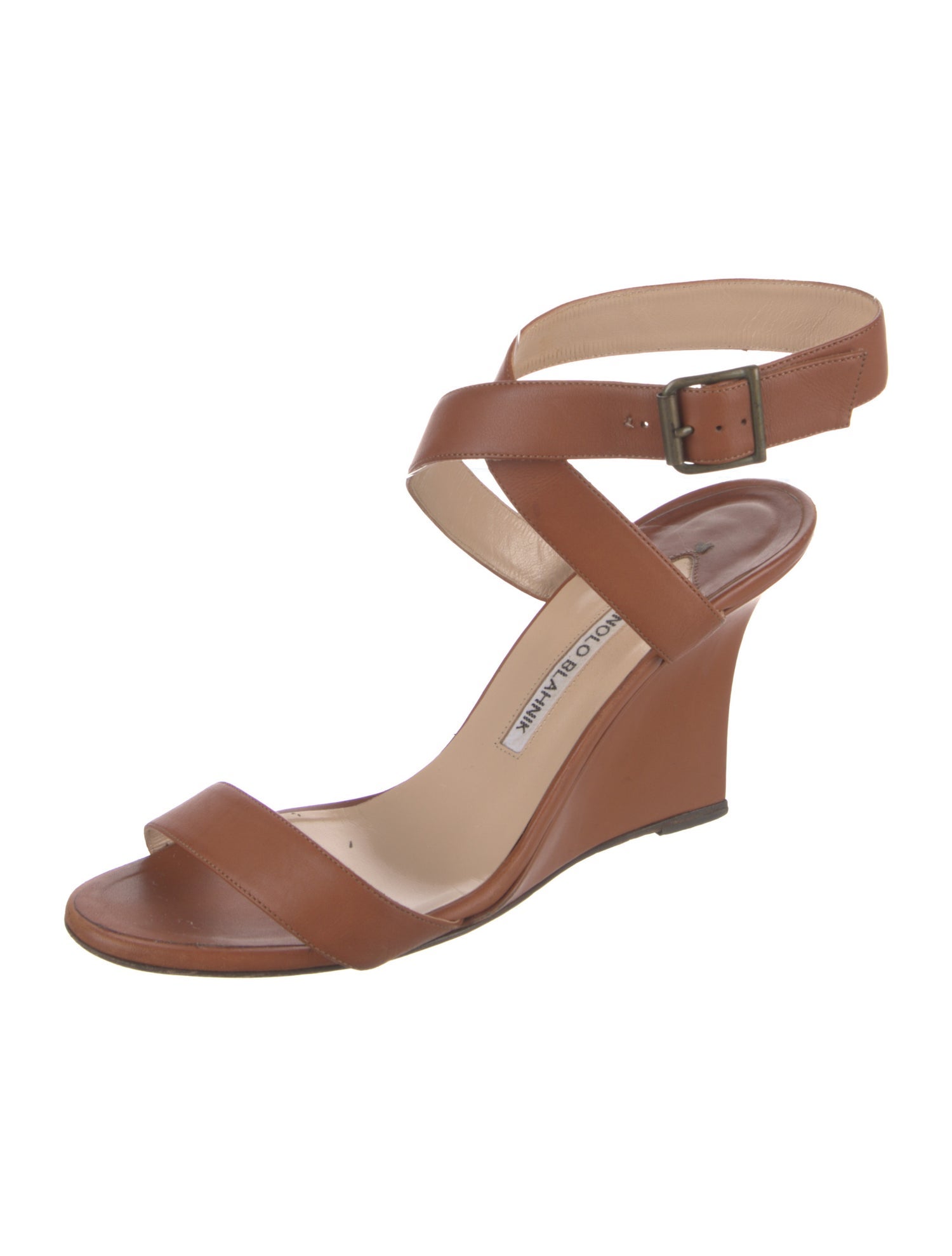 Manolo Blahnik Leather Sandals