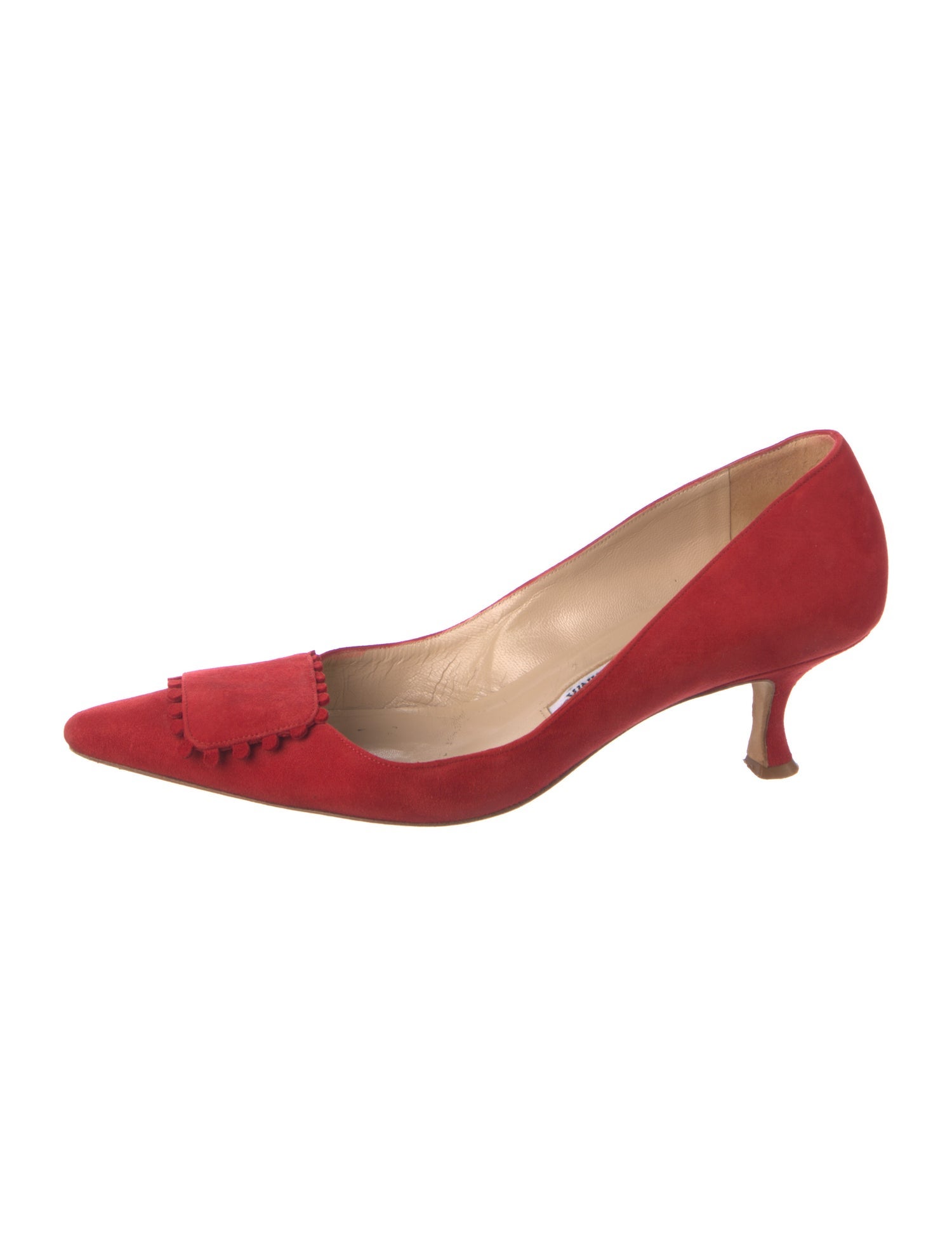 Manolo Blahnik Suede Pumps