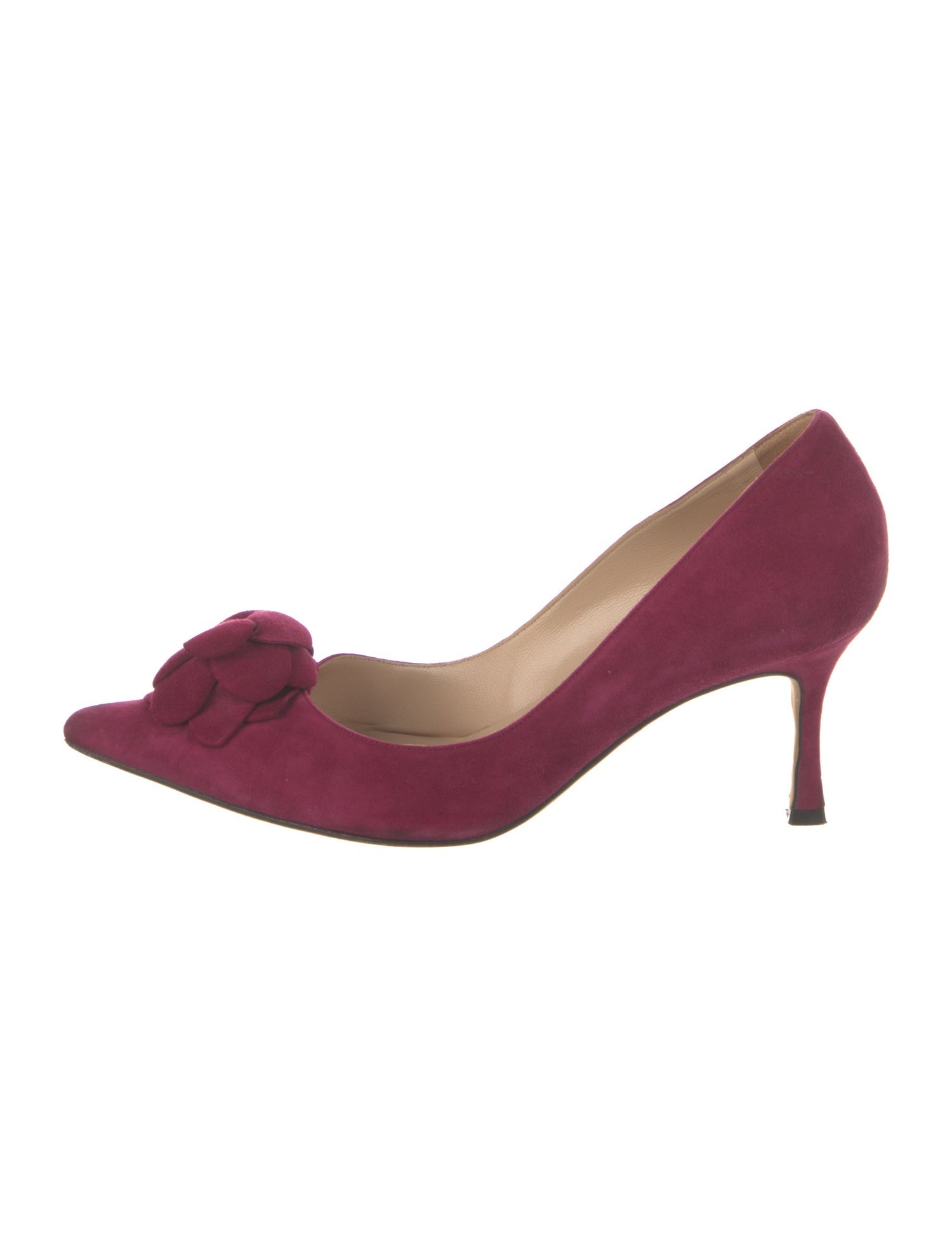 Manolo Blahnik Suede Pumps