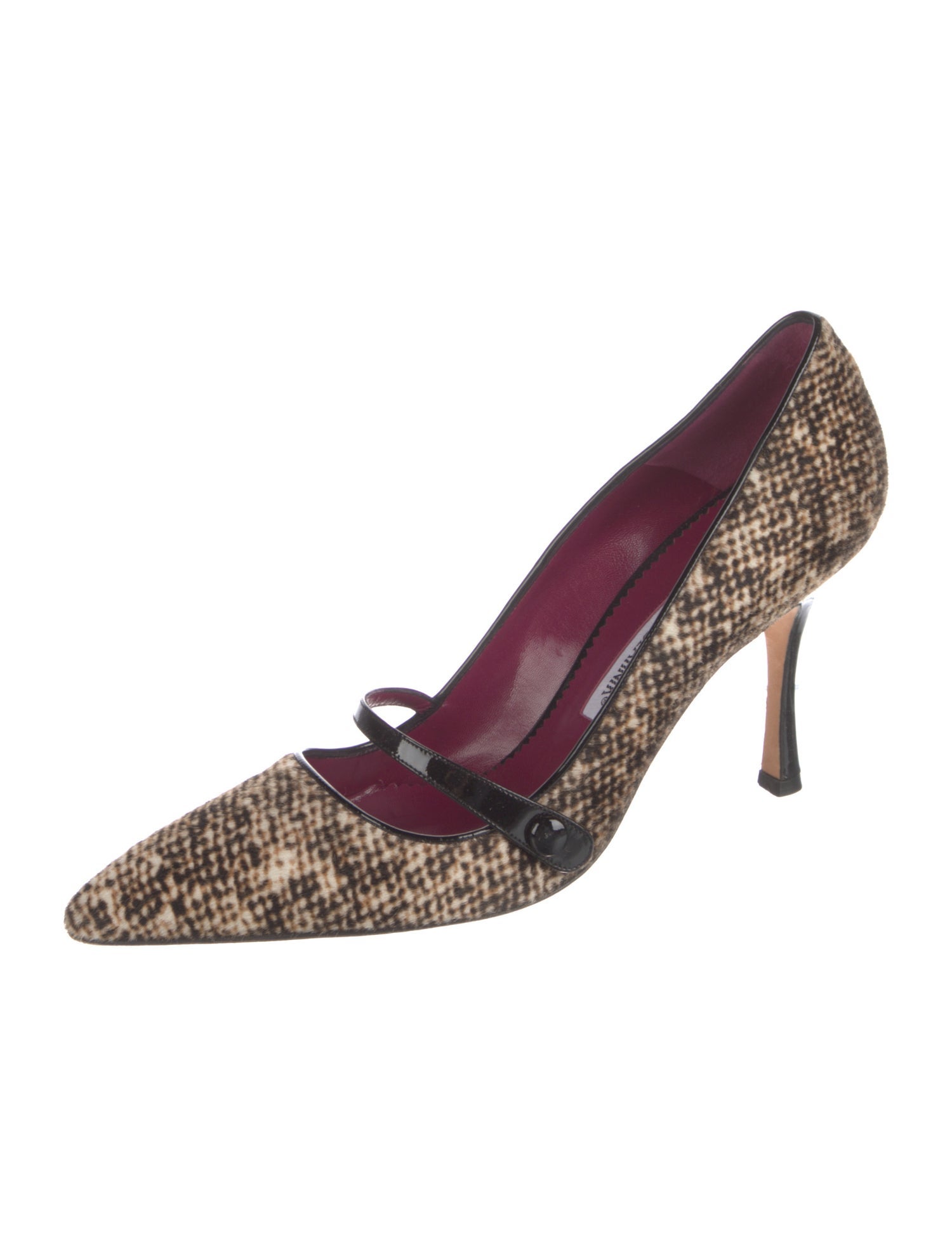 Manolo Blahnik Animal Print Pumps