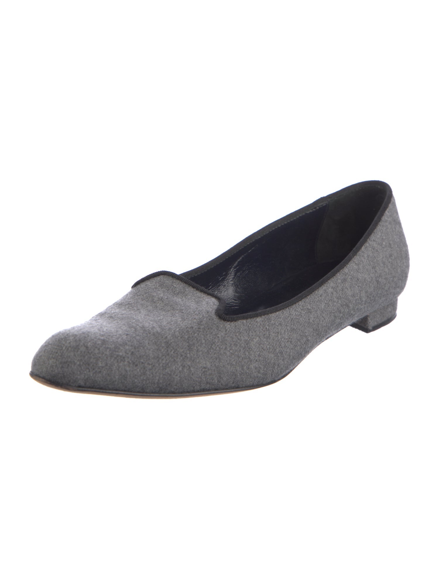 Manolo Blahnik Wool Flats