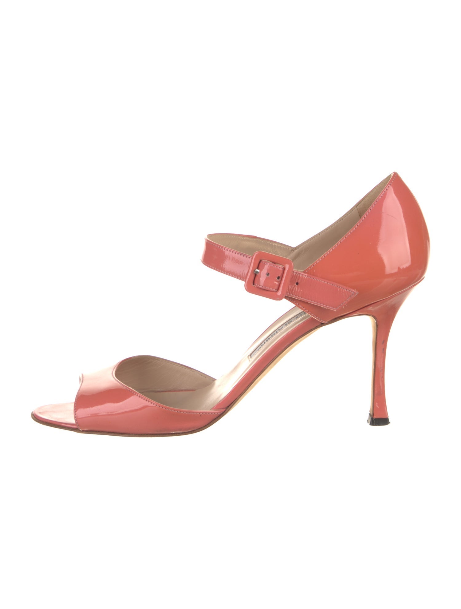 Manolo Blahnik Patent Leather D'Orsay Pumps