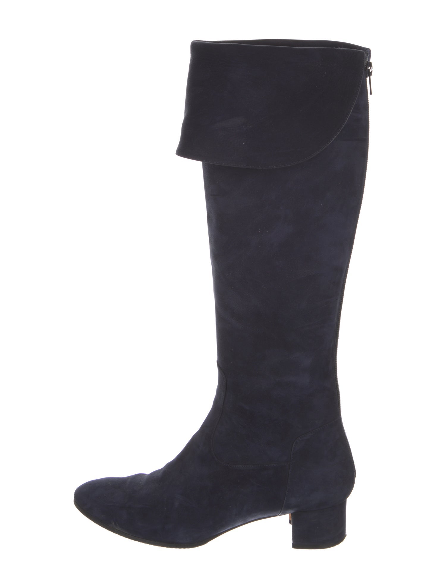 Manolo Blahnik Suede Riding Boots