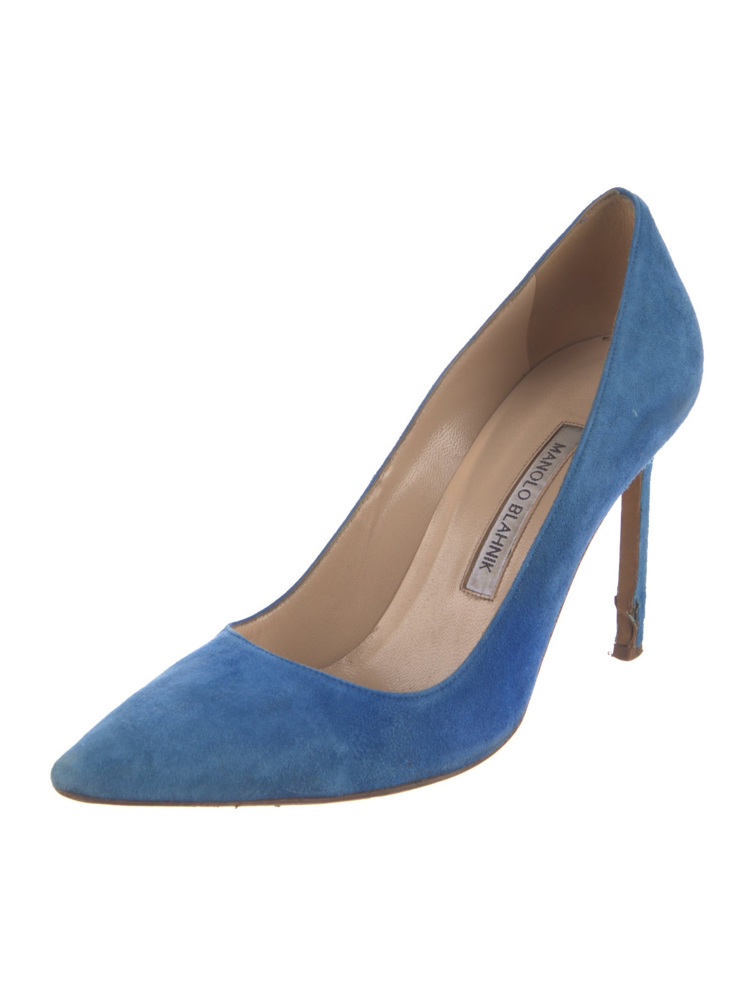 Manolo Blahnik Suede Pumps