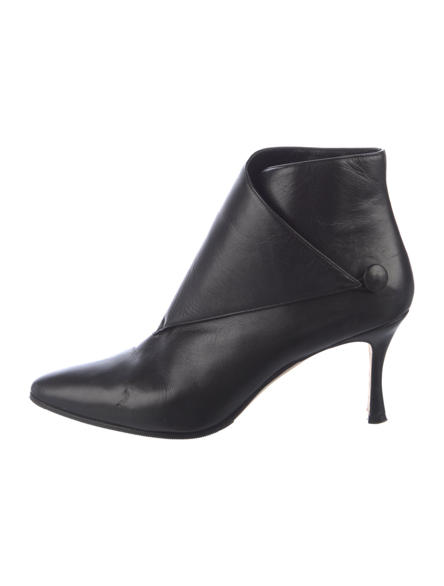 Manolo Blahnik Leather Boots