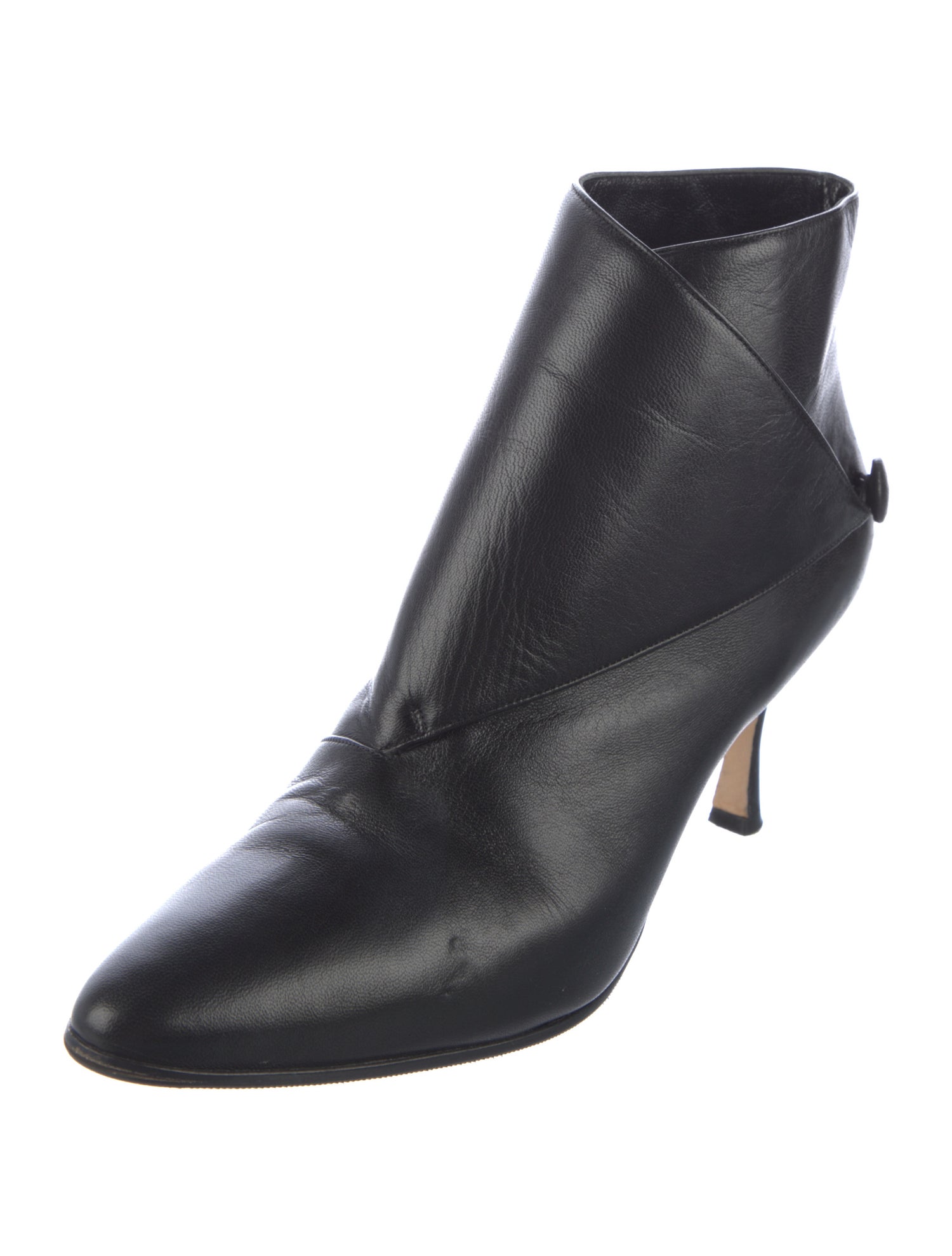 Manolo Blahnik Leather Boots