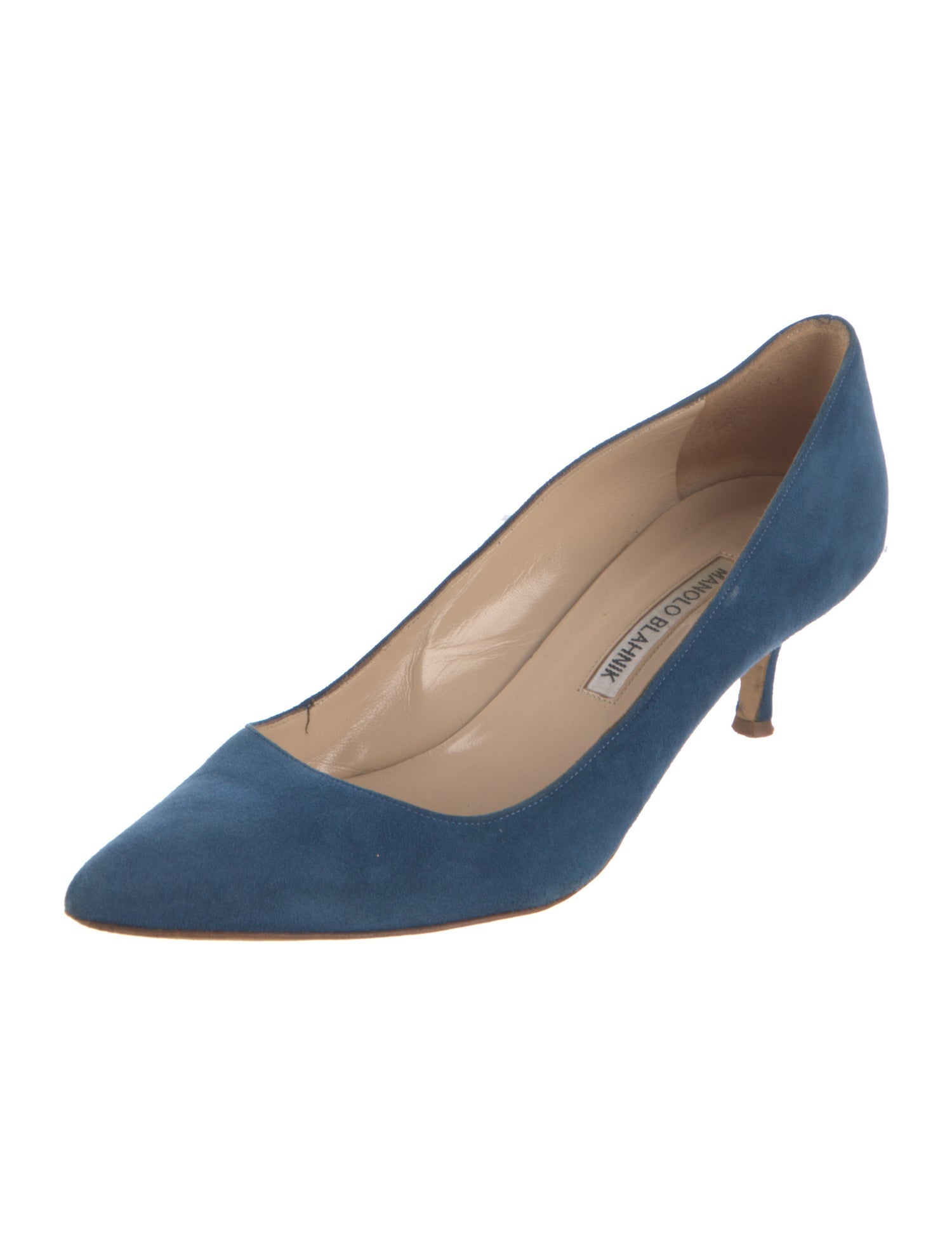 Manolo Blahnik Suede Pumps