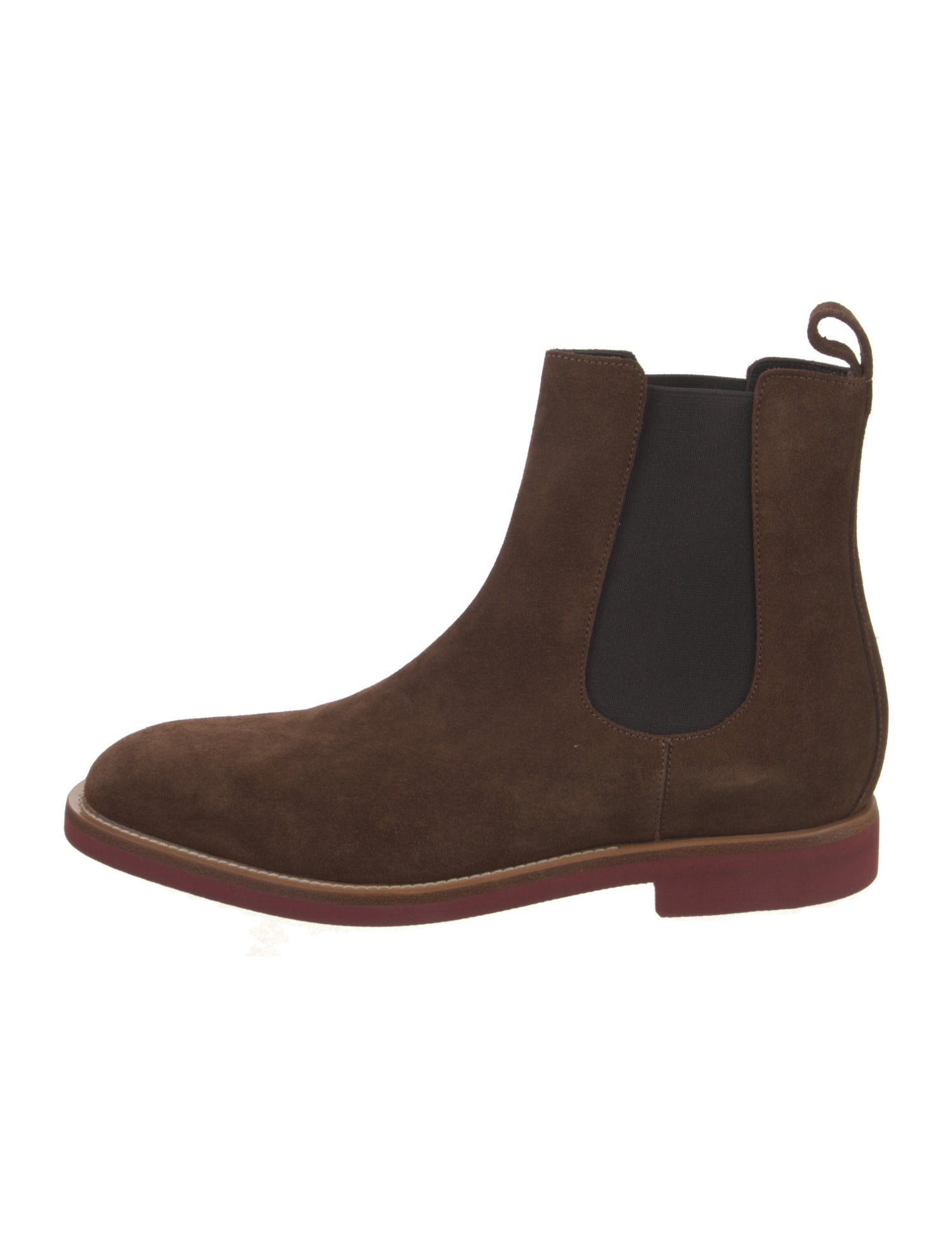 Manolo Blahnik Suede Printed Chelsea Boots