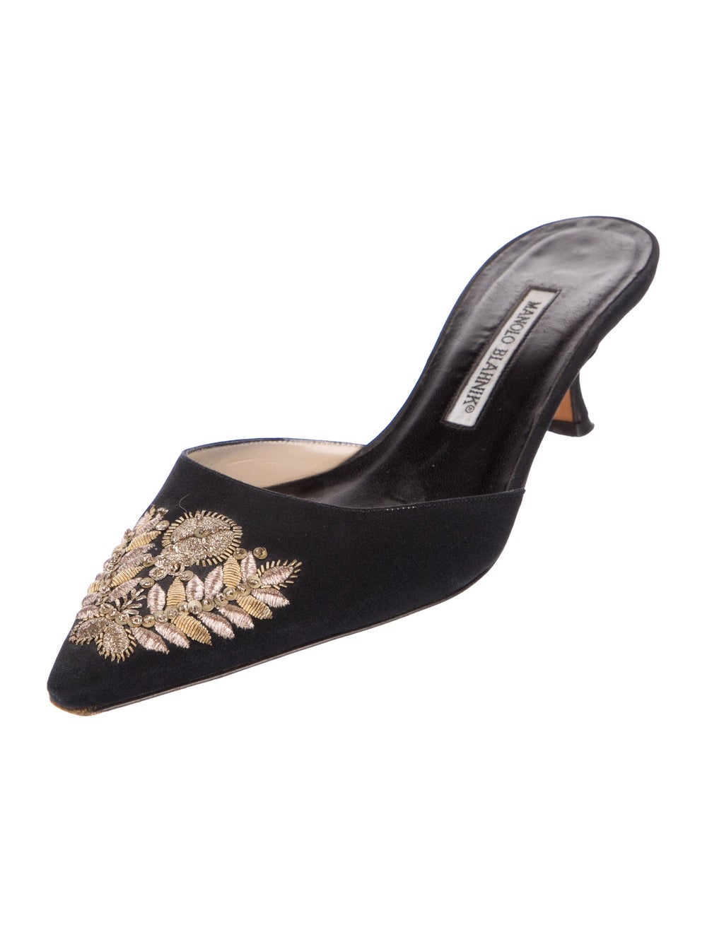 Manolo Blahnik Patterned Sequin Embellishments Mu… - image 2