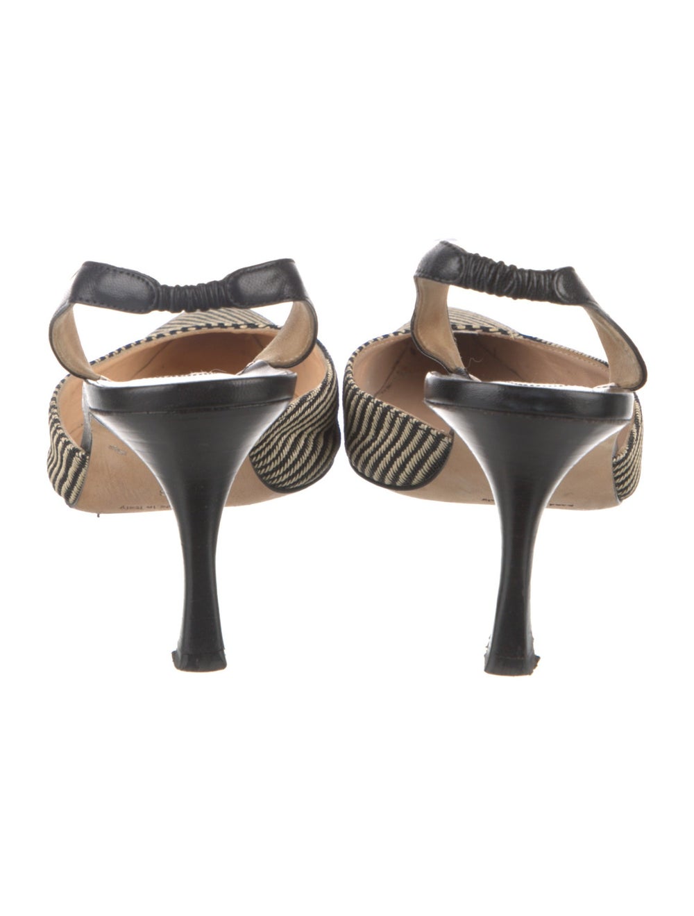 Manolo Blahnik Patterned Slingback Pumps - image 4