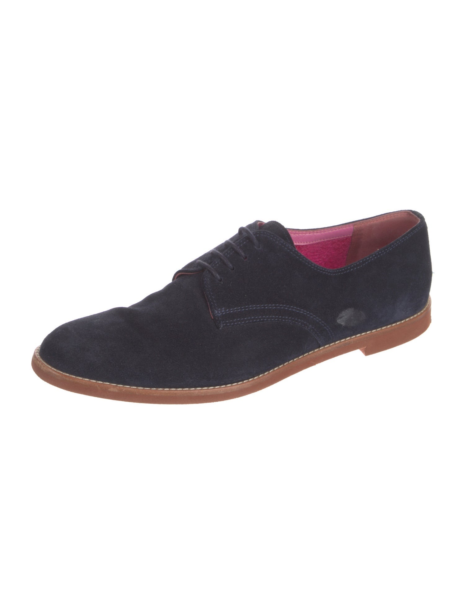 Manolo Blahnik Suede Derby Shoes