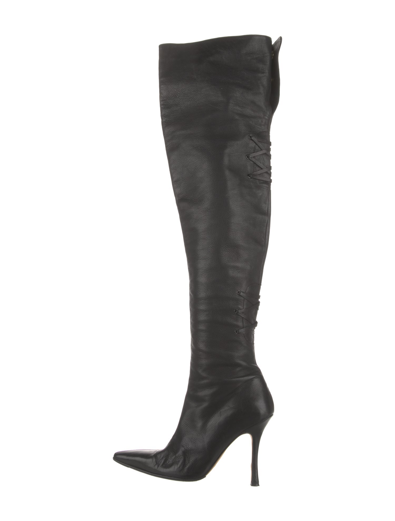 Manolo Blahnik Leather Boots