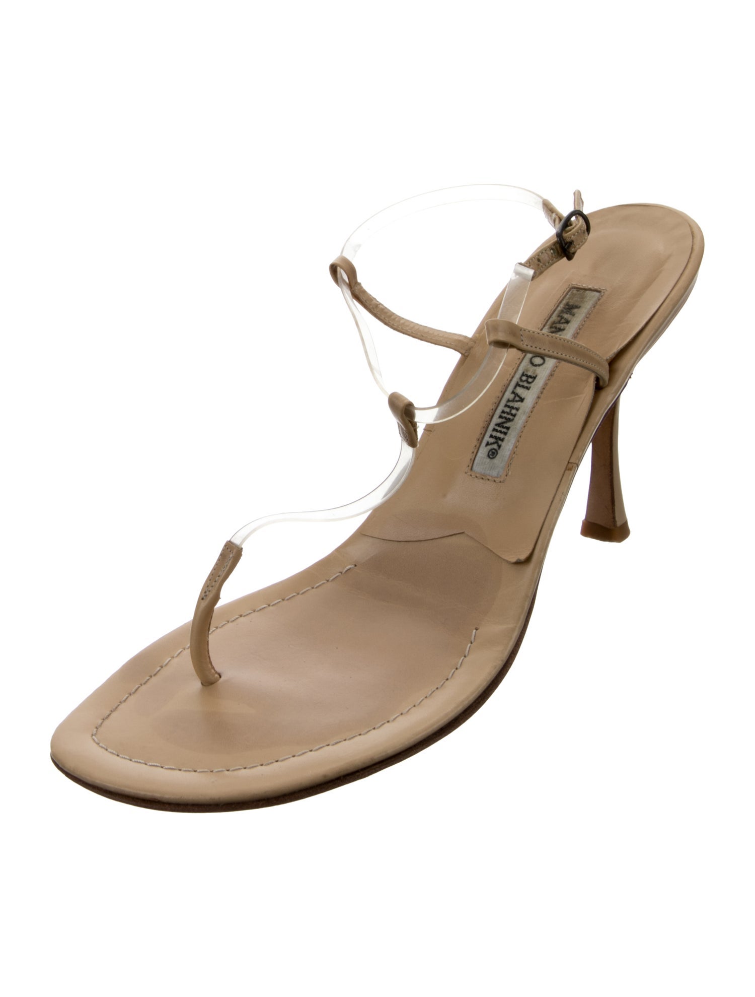 Manolo Blahnik Leather Sandals