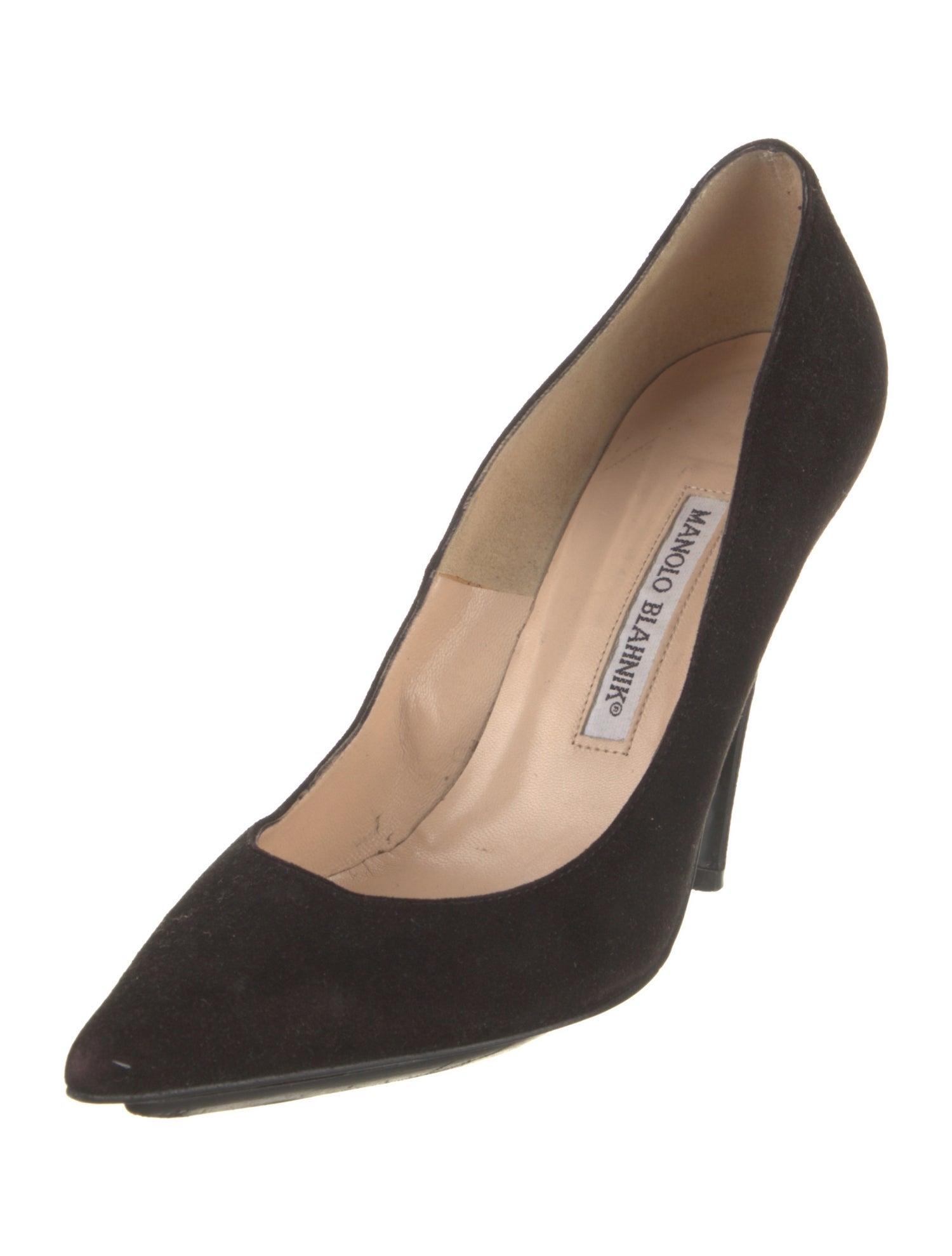 Manolo Blahnik Suede Pumps