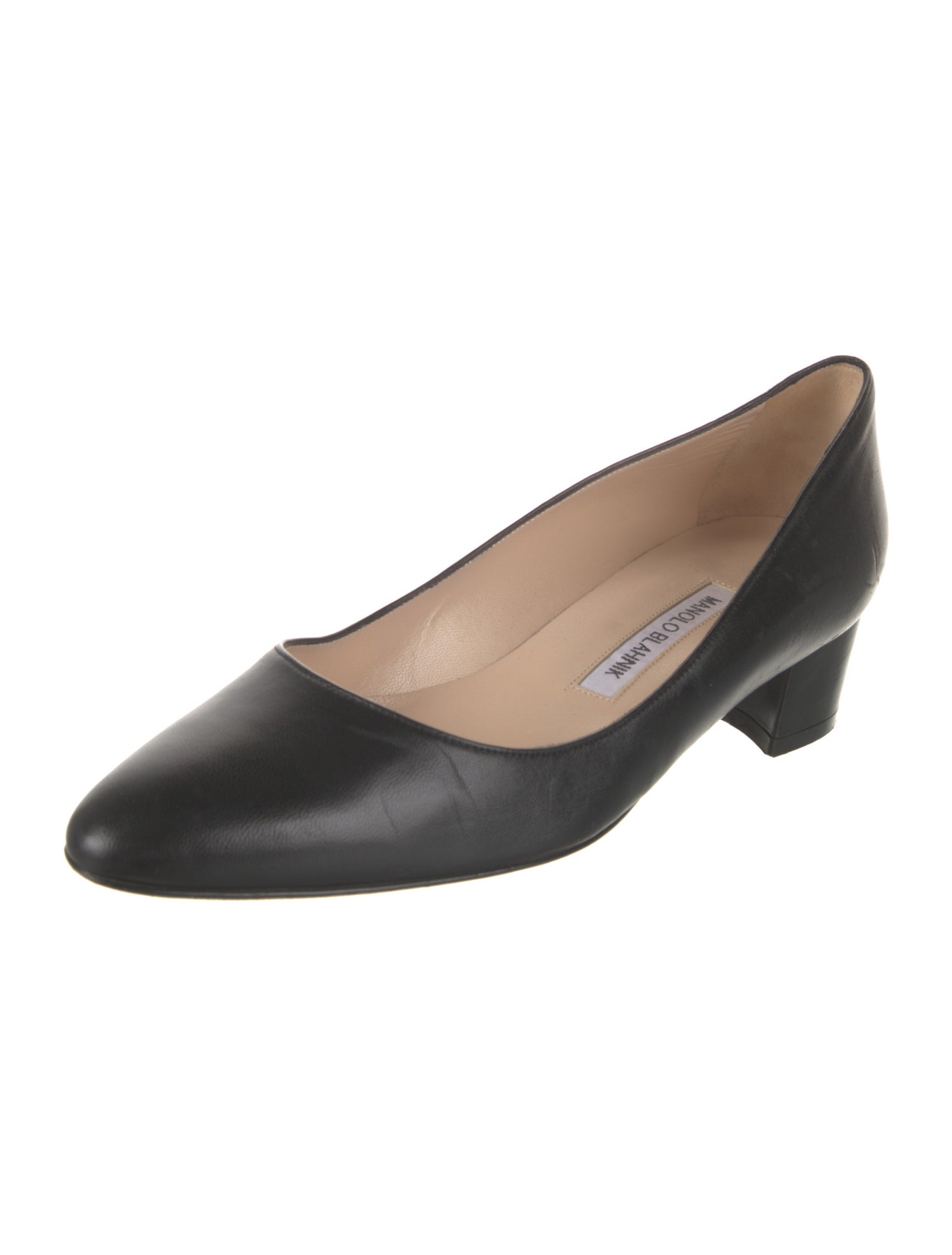 Manolo Blahnik Leather Pumps