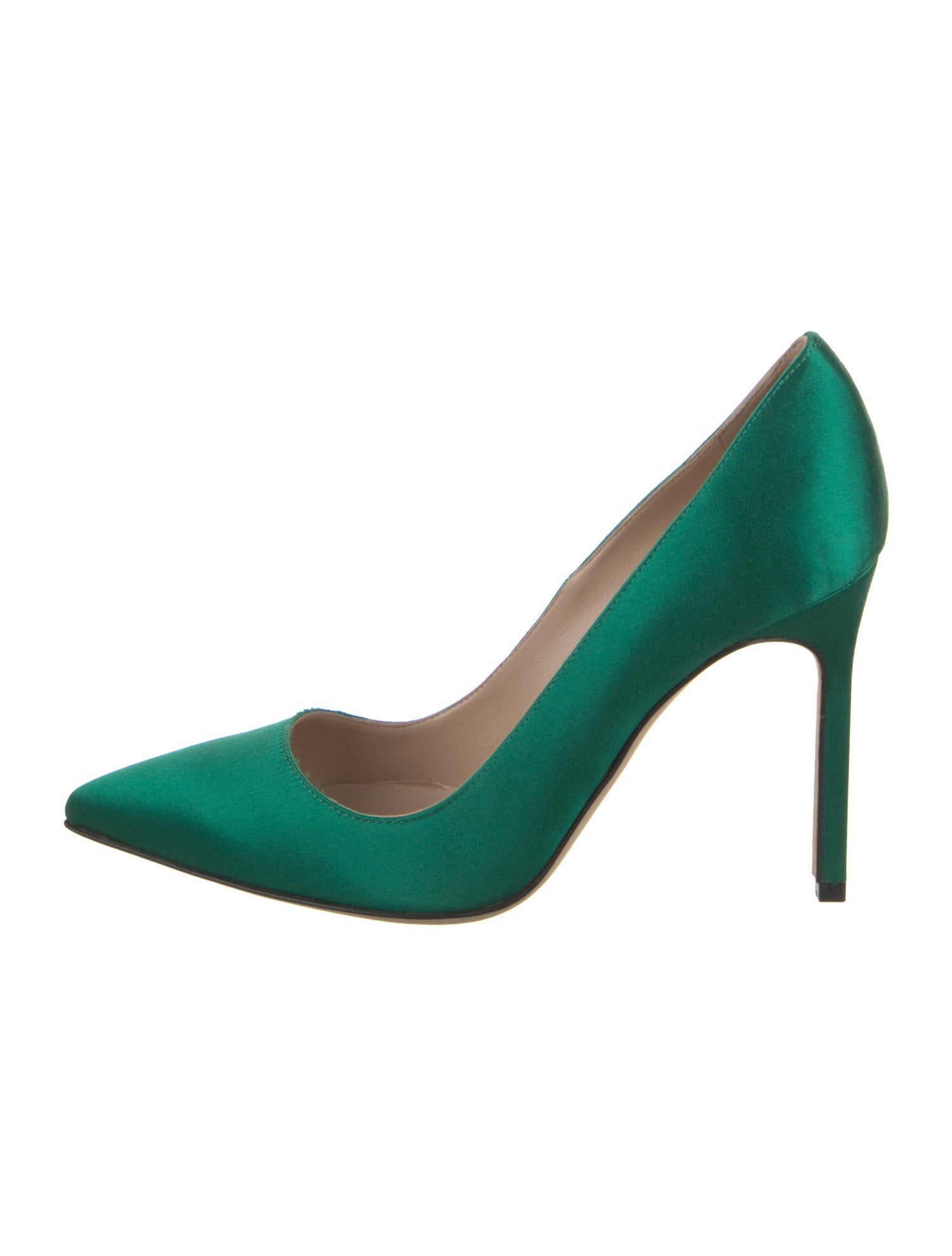 Manolo Blahnik Satin Pumps