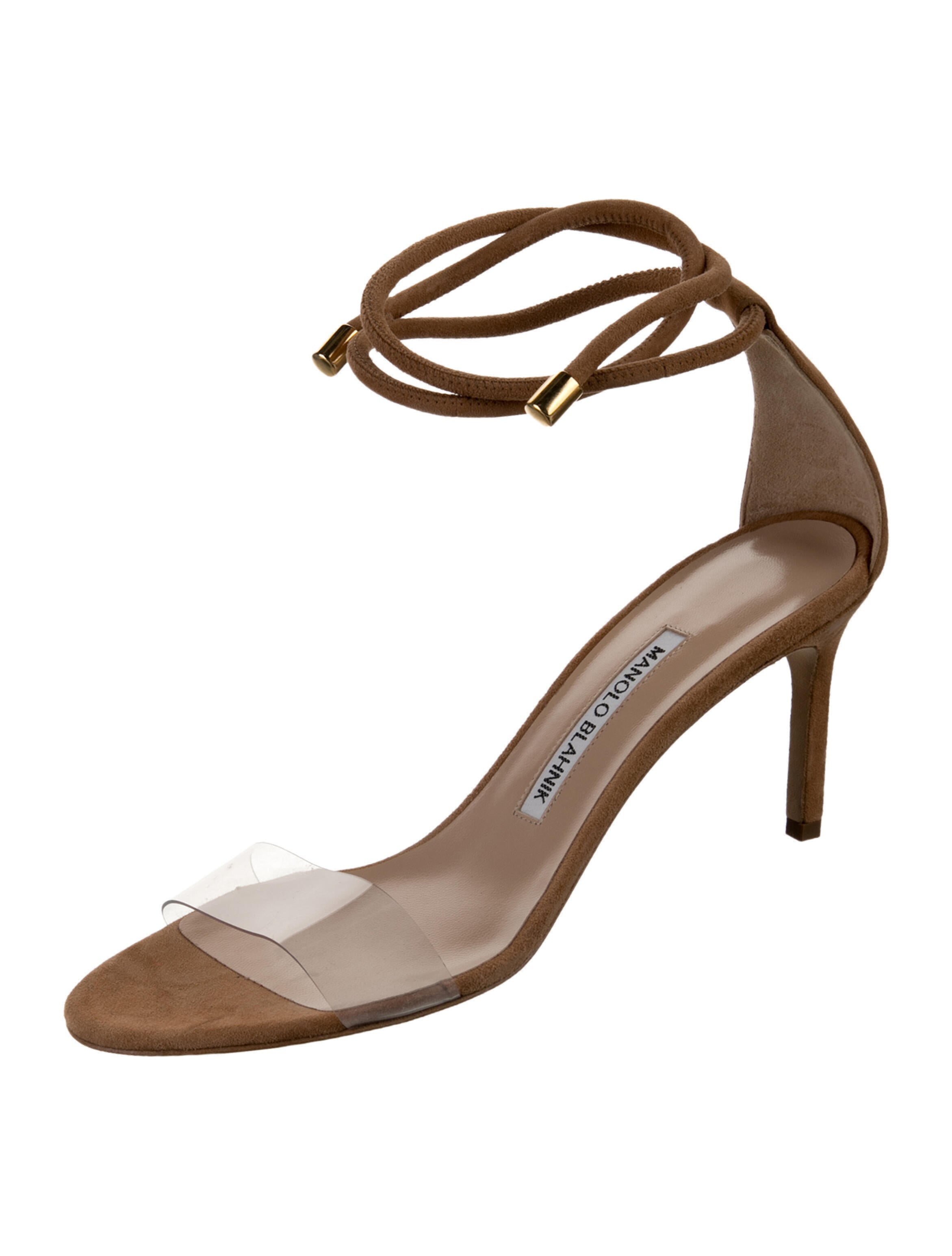 Manolo Blahnik Suede Sandals