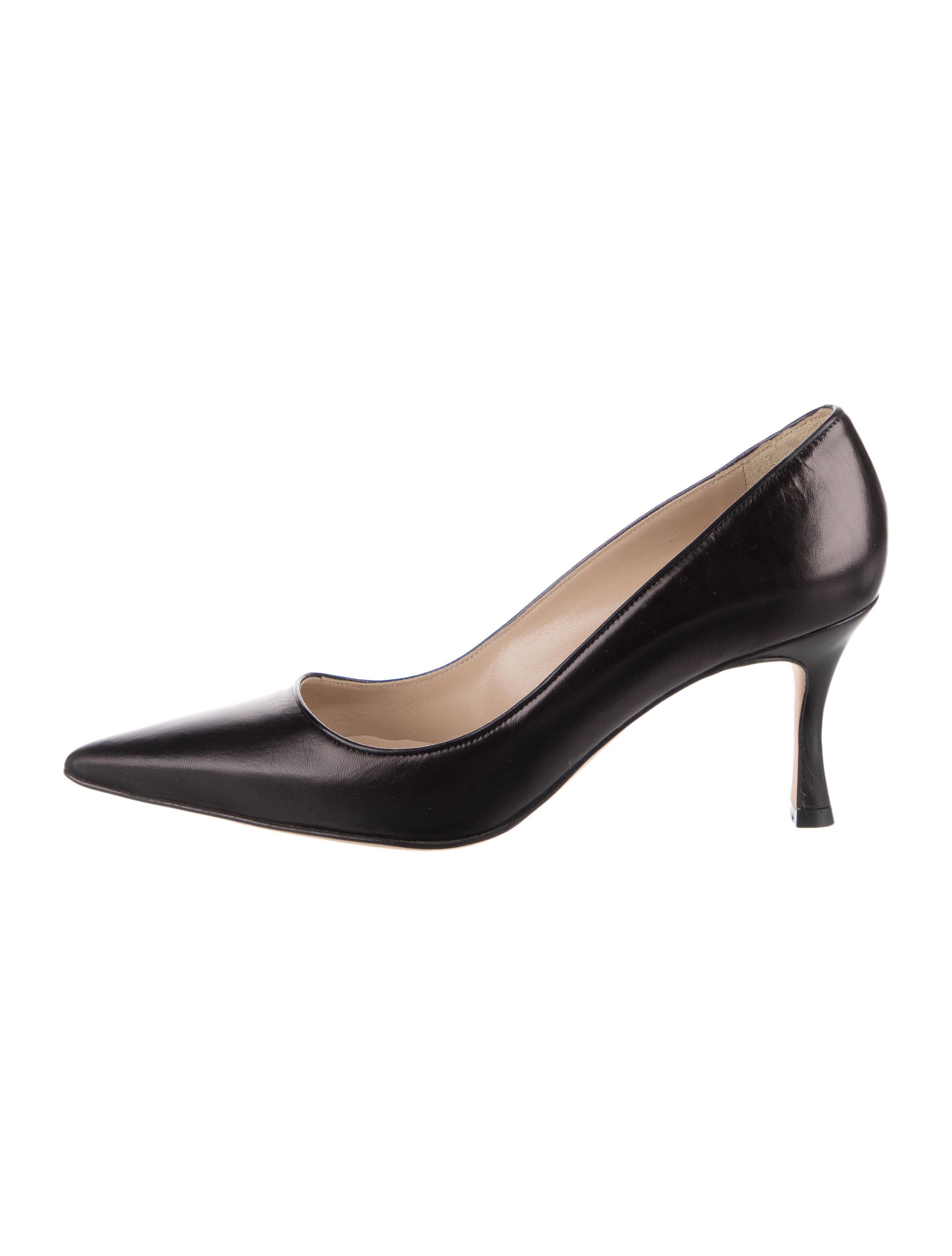 Manolo Blahnik Leather Pumps