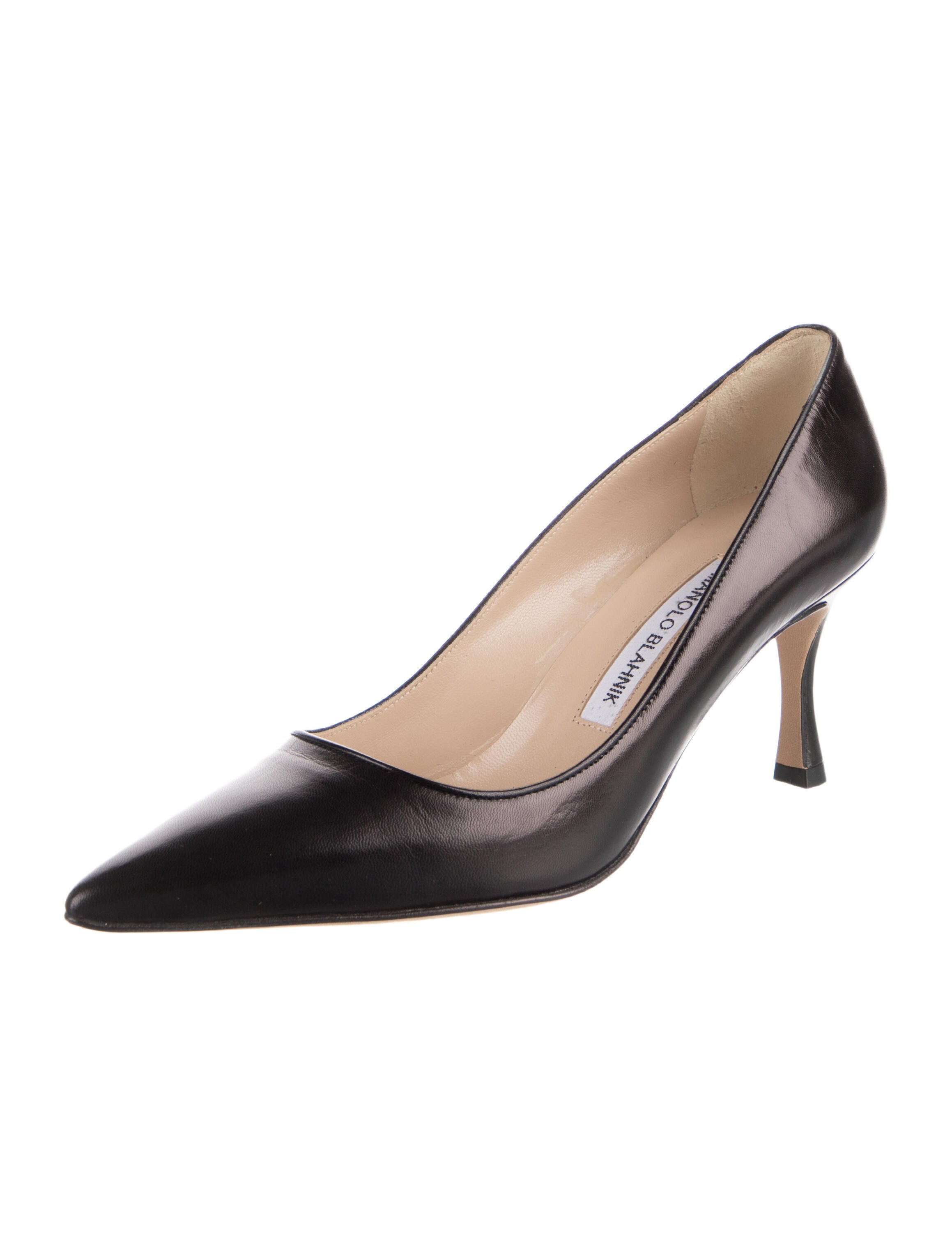 Manolo Blahnik Leather Pumps