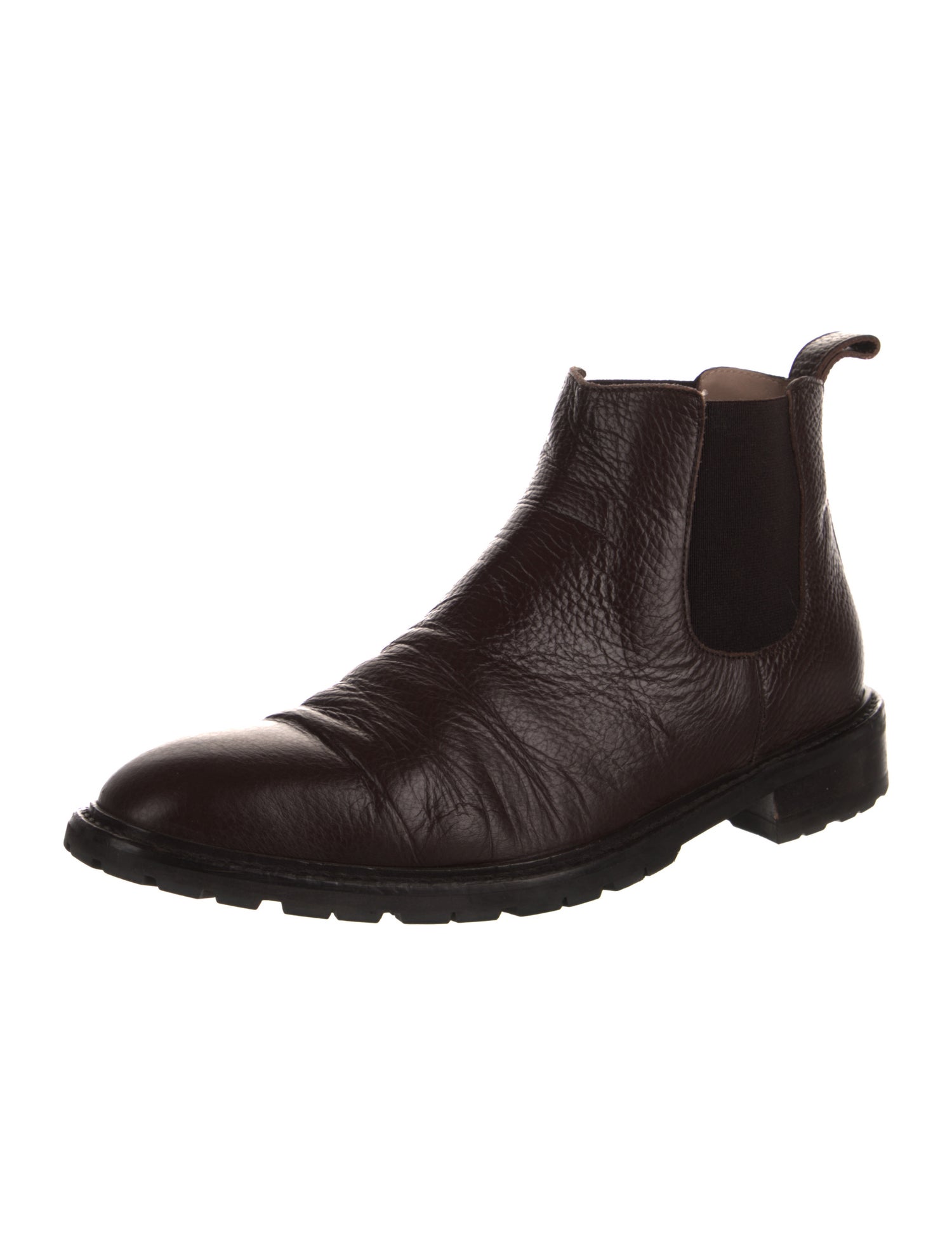 Manolo Blahnik Leather Chelsea Boots